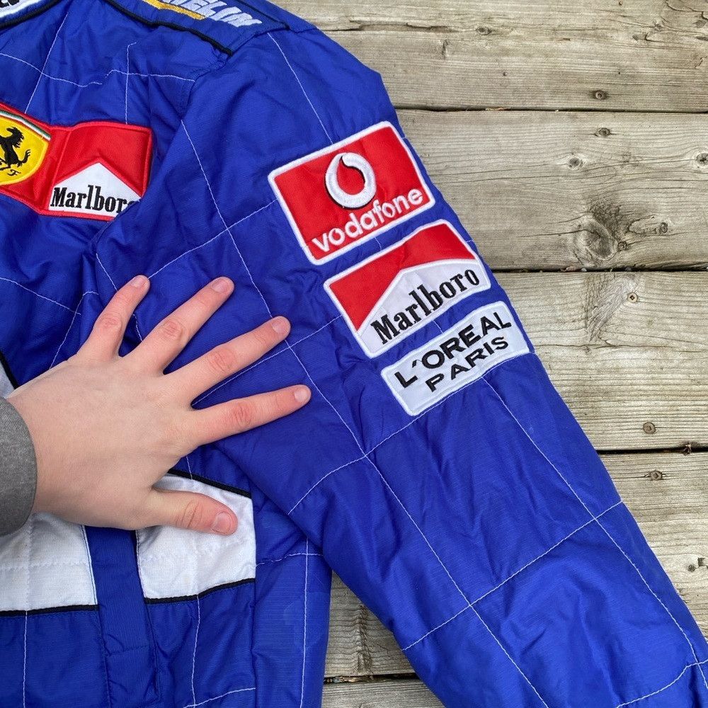 Ferrari × Vintage Vintage 1997 Ferrari Racing Jacket Blue With Malboro embroi Size US M / EU 48-50 / 2 - 8 Thumbnail