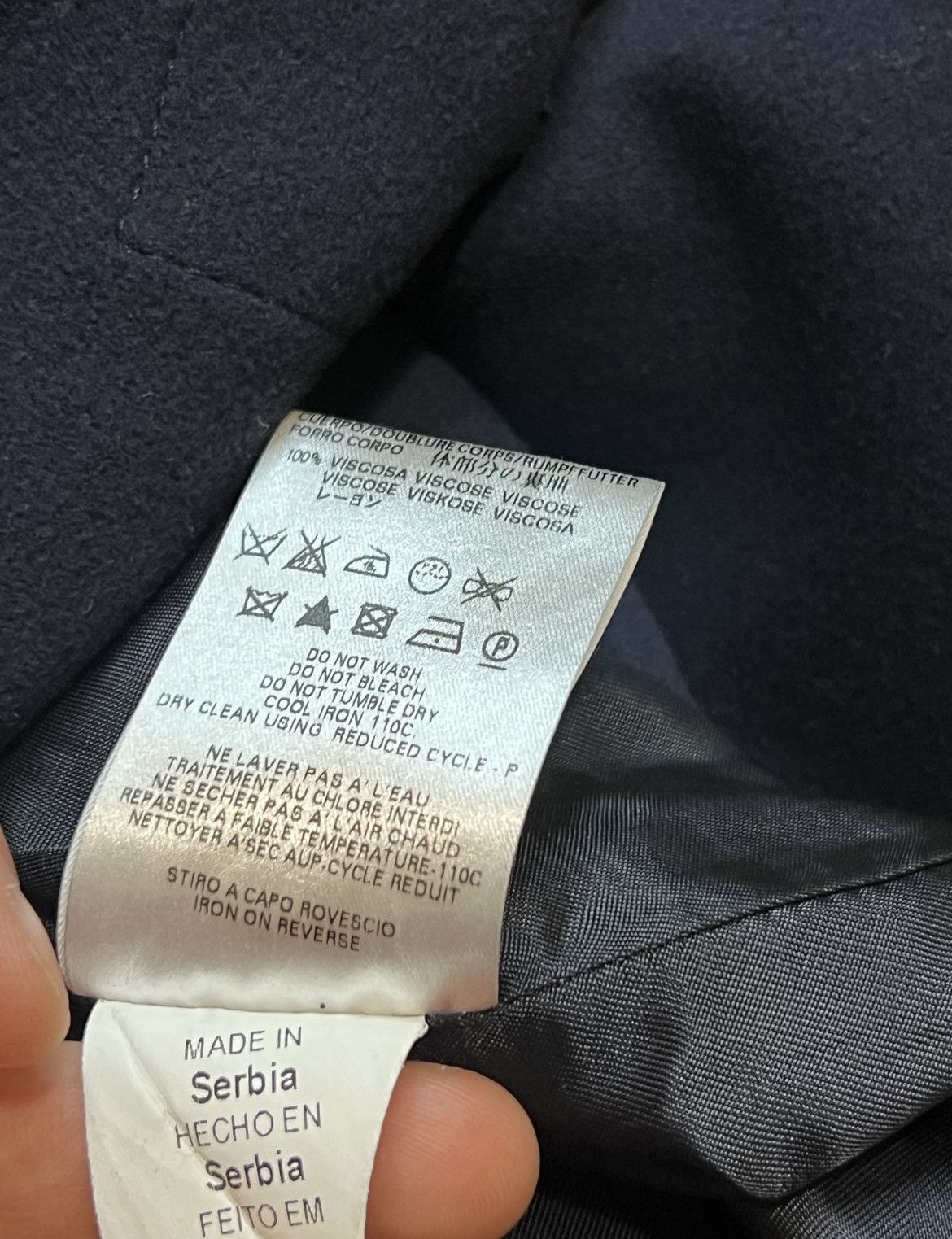 Alexander McQueen Alexander McQueen Wool-Cashmere Coat Shawl Collar Size M / US 6-8 / IT 42-44 - 4 Thumbnail