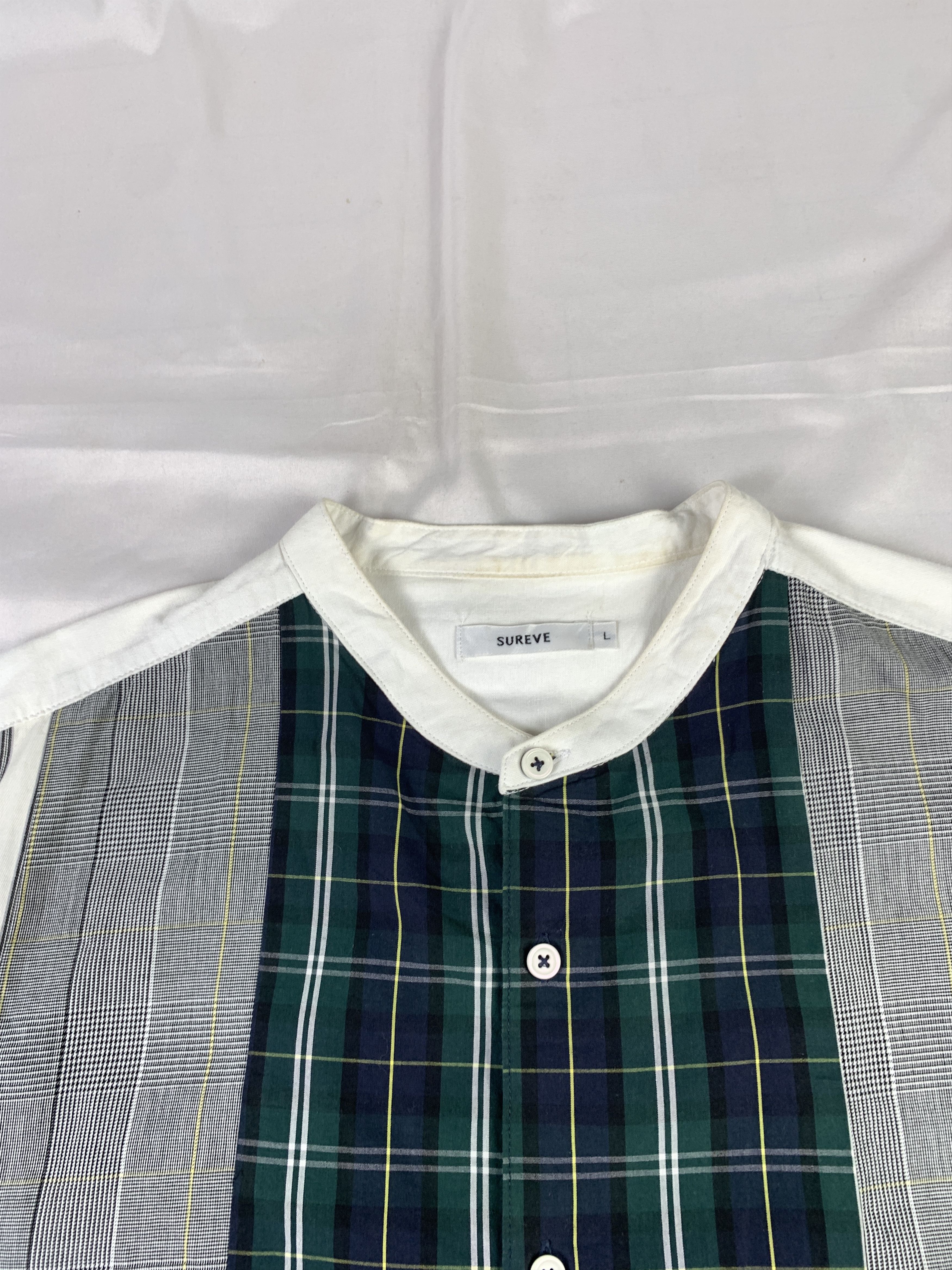 Japanese Brand Sureve Multi Pattern Sanghai Shirt (L) Size US L / EU 52-54 / 3 - 5 Thumbnail