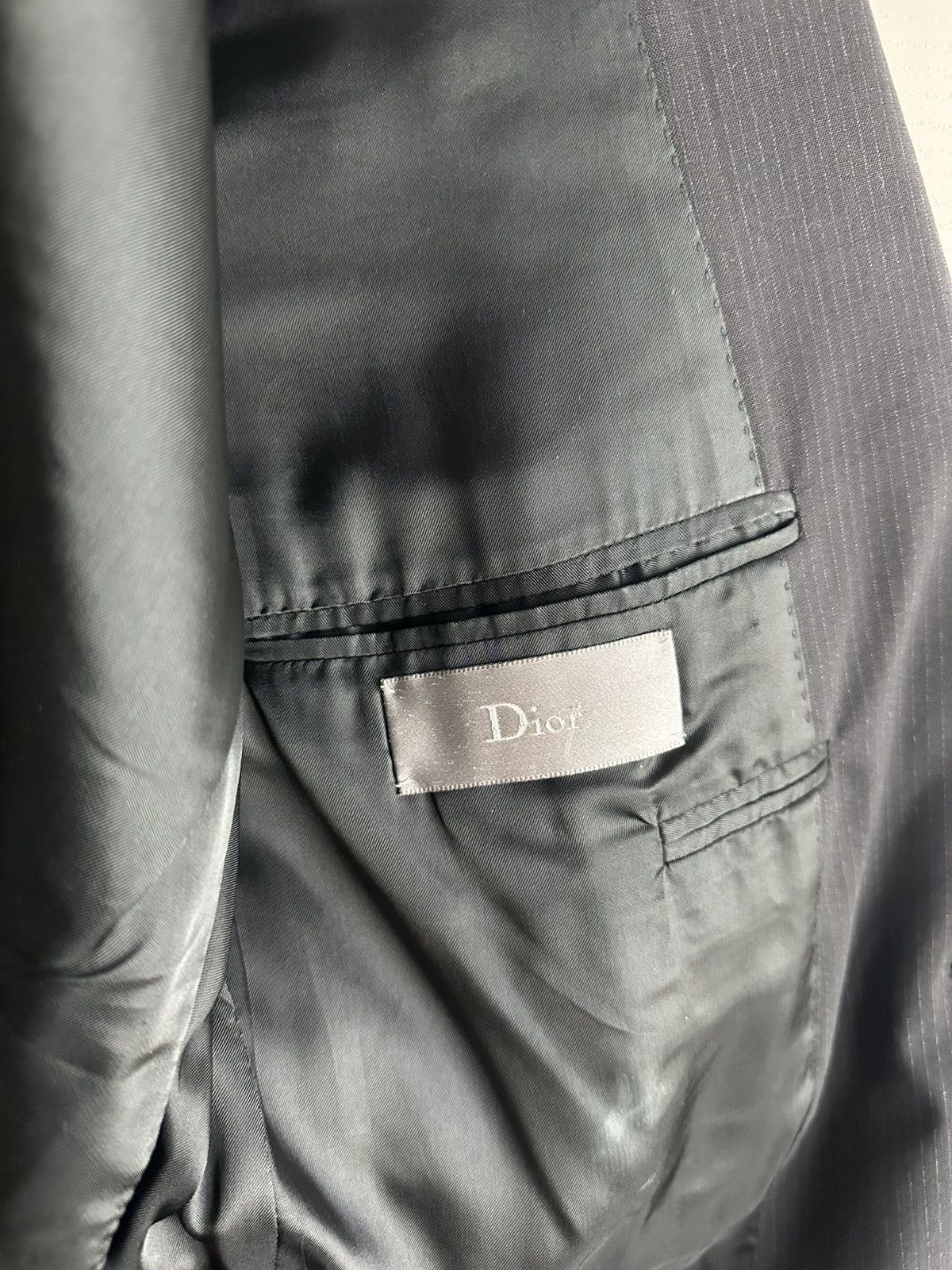 Dior Dior Homme SS05 Hedi Slimane Era Pinstripe Suit Size 50R - 6 Thumbnail