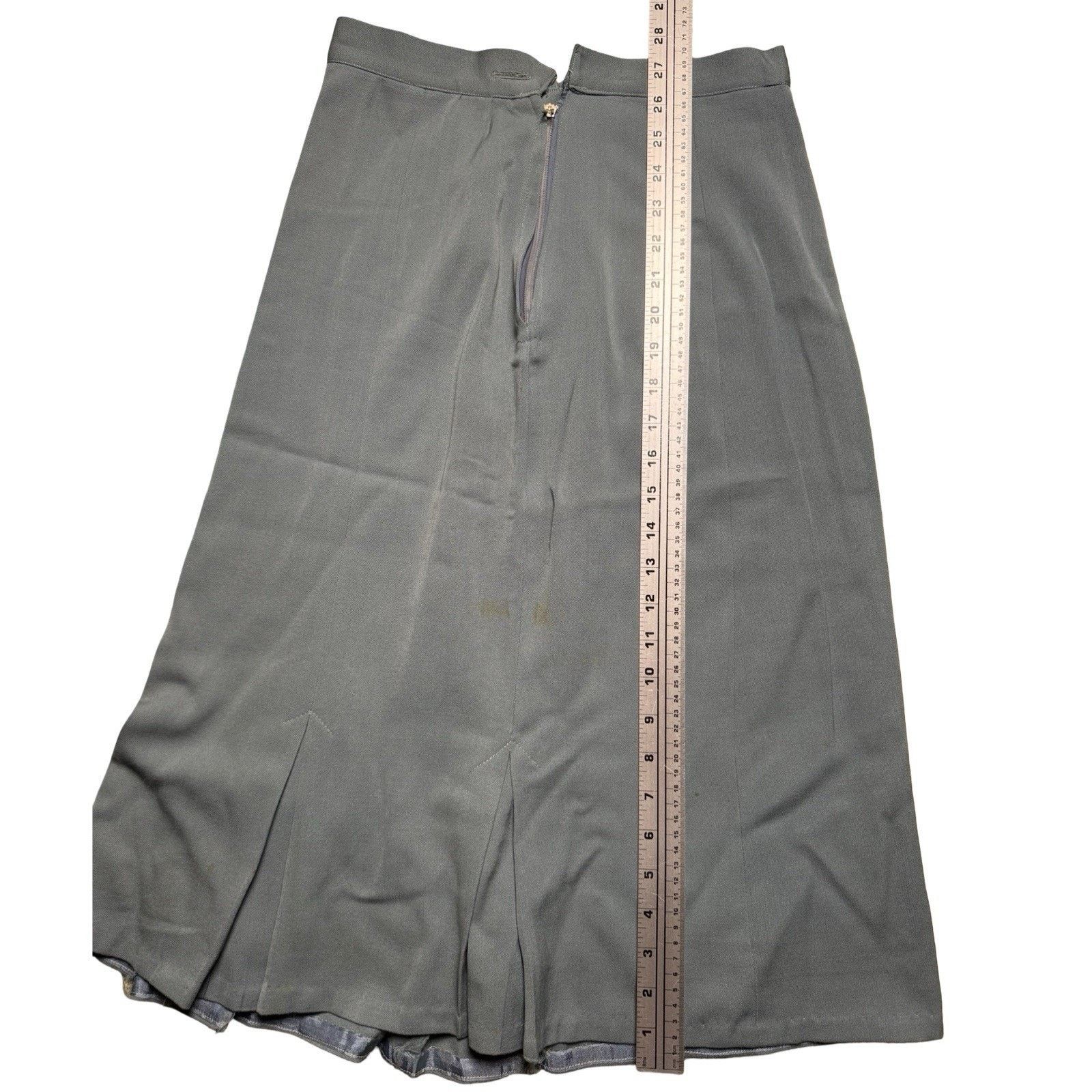 Other VTG Women's 2 Pc Antique Blue Dress Suit S 1940s Skirt WWII Size XS / US 0-2 / IT 36-38 - 19 Thumbnail