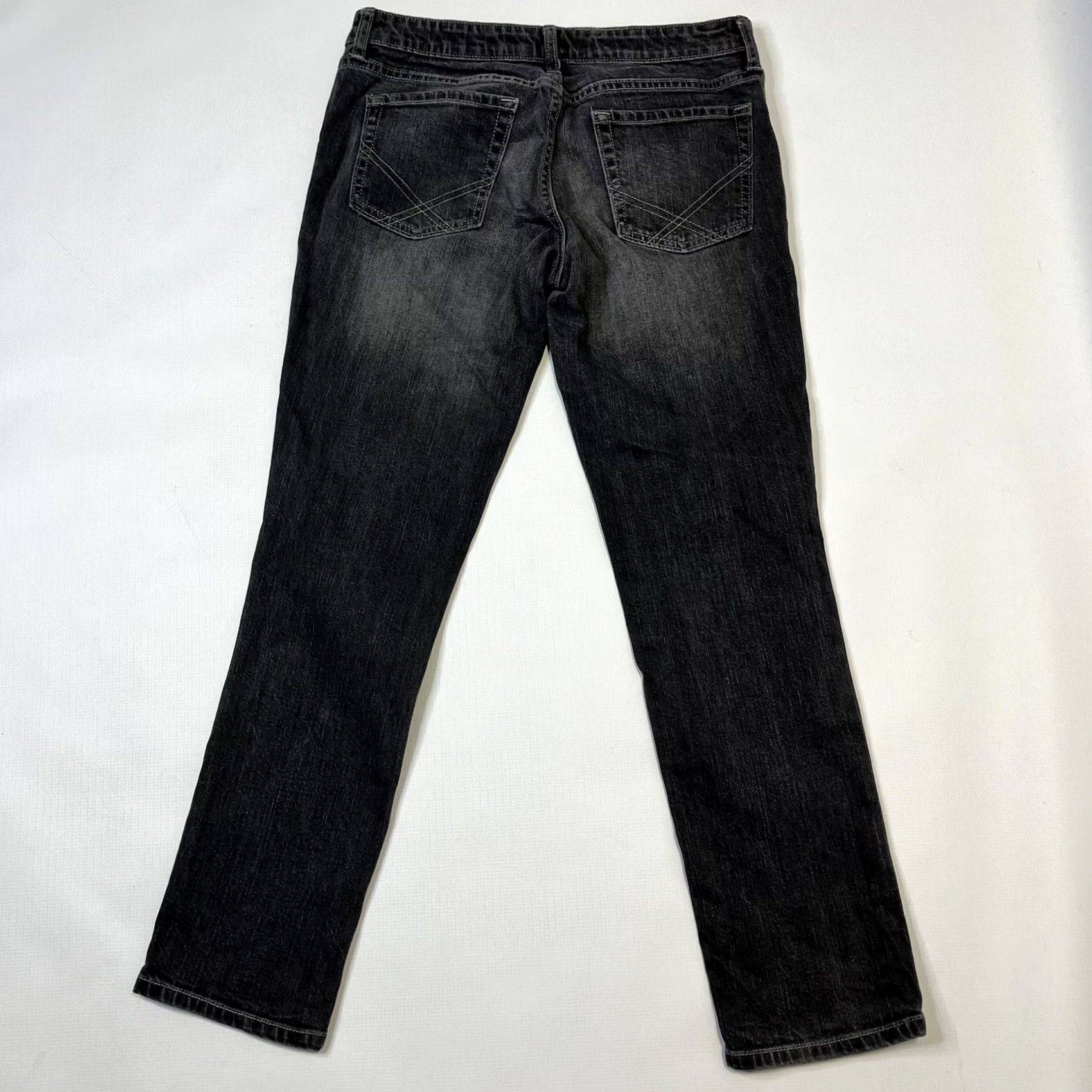 Gap Gap Premium Skinny Jeans Size 28 Ankle Charcoal Gray 28” Inseam Womens Regular 5-Pocket Denim Distressed Belt Loops Low Rise Size 28" / US 6 / IT 42 - 2 Thumbnail