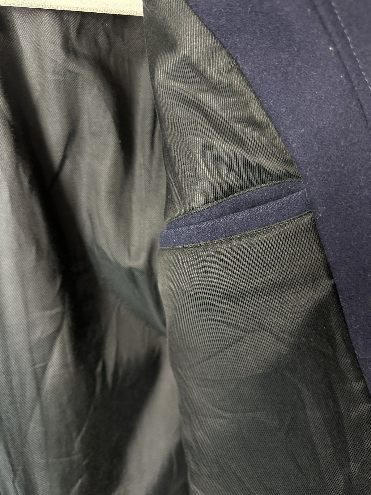 Balmain Pierre Balmain Vintage Wool Blend Leather Zip Up Coat Size50 Size XL / US 12-14 / IT 48-50 - 12 Thumbnail