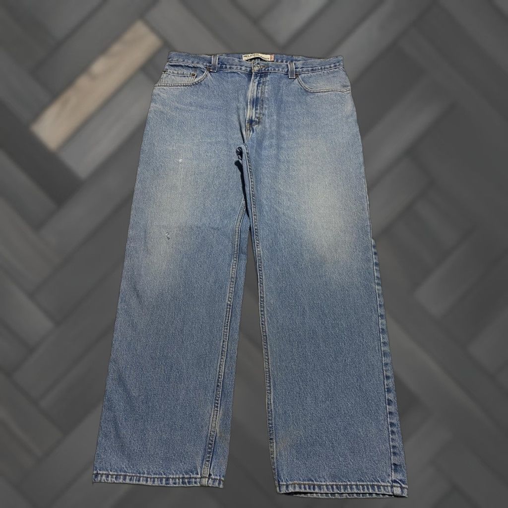 Levi's Levi's Jeans 559 Mens 38x30 Blue Relaxed Straight Medium Wash Denim Classic 559 Relaxed Straight Jeans Men W38 L30 Blue Denim Size US 38 / EU 54 - 1 Thumbnail