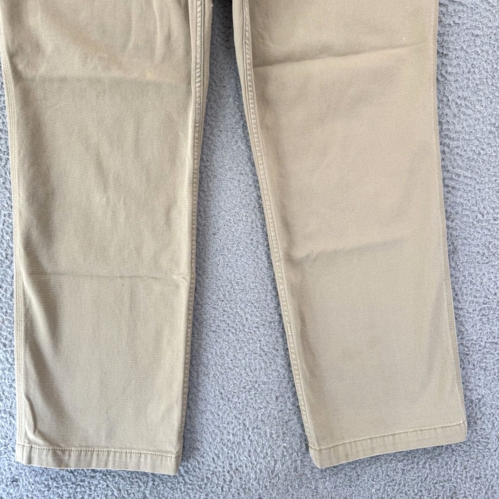 Carhartt Carhartt Pants Mens 40x32 Relaxed Fit Rugged Flex Canvas Carpenter Workwear Straight 5-Pocket Beige Outdoor Vintage: No Size US 40 / EU 56 - 2 Thumbnail