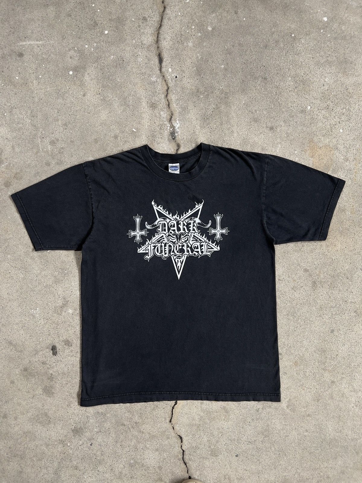 Vintage 2000s Dark Funeral Diabolis Interium Band Tee Size US XL / EU 56 / 4 - 1 Thumbnail
