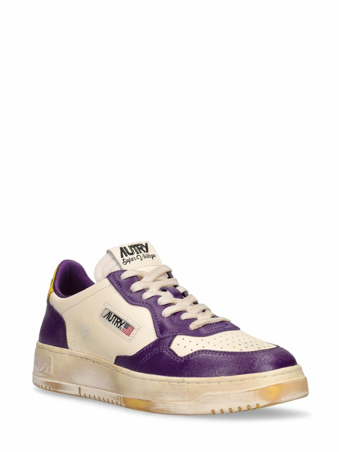 AUTRY o1y0725 Leather Low-Top Sneakers in Multicolor Size US 10 / IT 40 - 2 Thumbnail