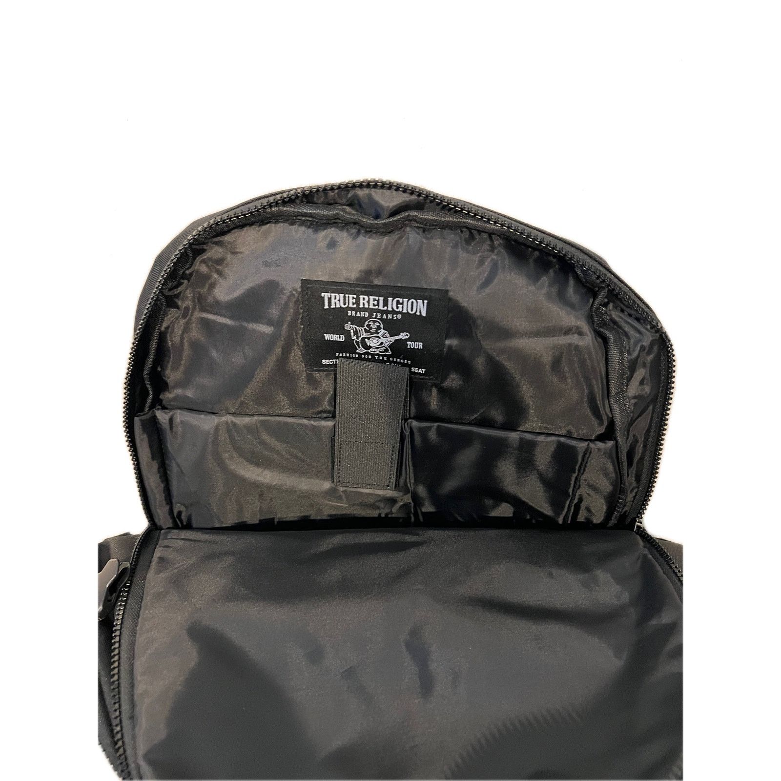 True Religion True Religion World Tour Black Poly Backpack Size 28 - 4 Thumbnail
