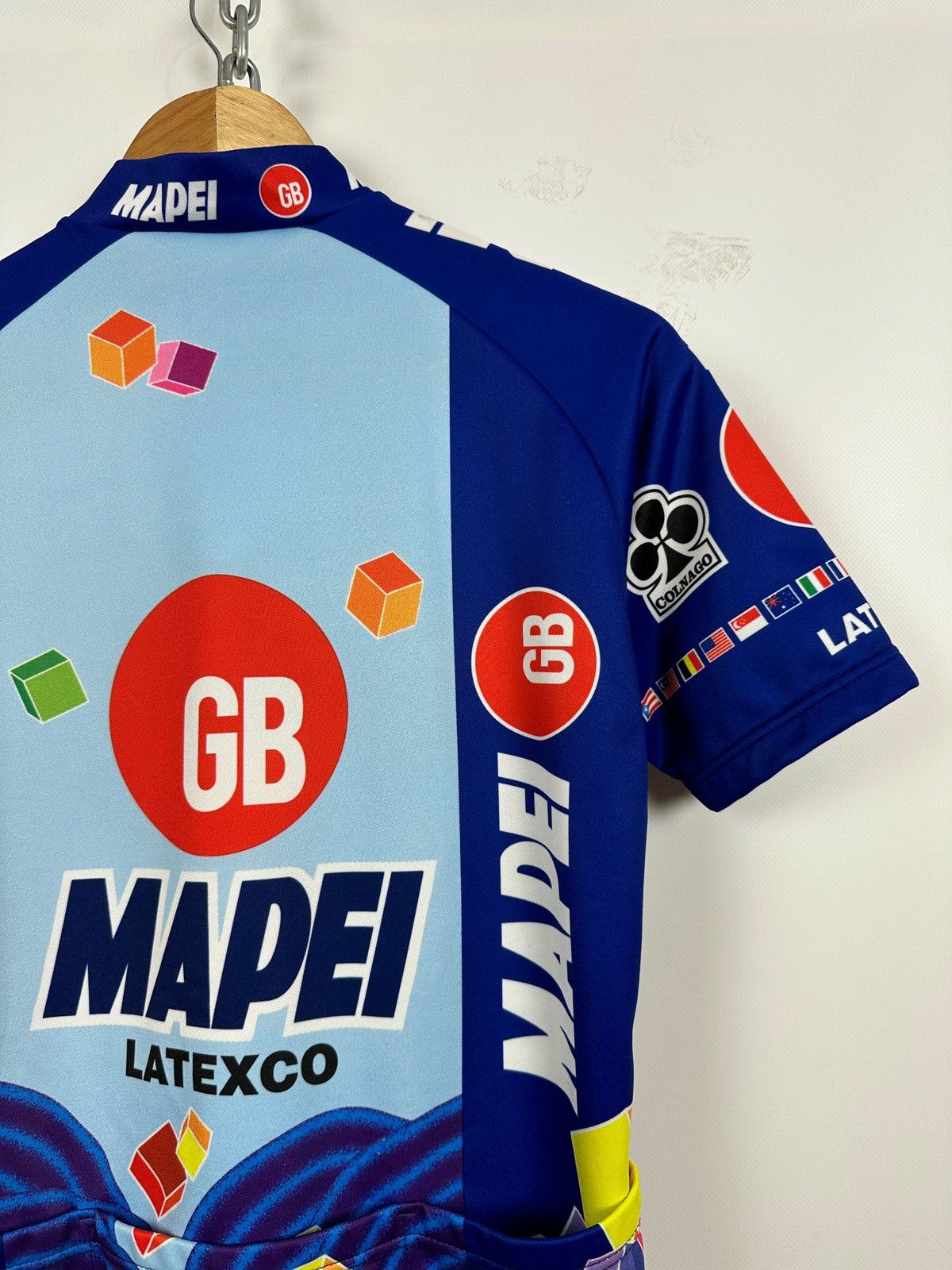 Vintage 1995 Vintage Sportful Mapei GB Cycling Jersey Size US M / EU 48-50 / 2 - 16 Thumbnail