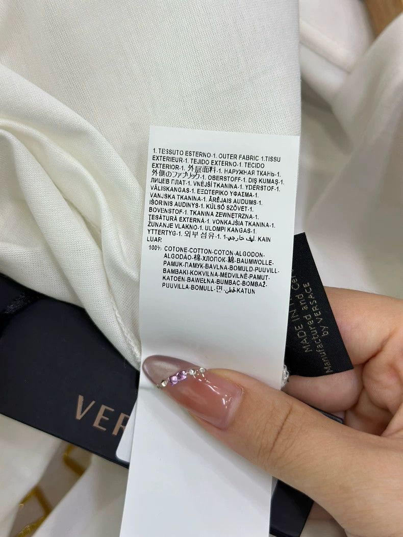 Versace Versace White figure embroidered short-sleeved T-shirt Size XXL / US 16-18 / IT 52-54 - 7 Thumbnail