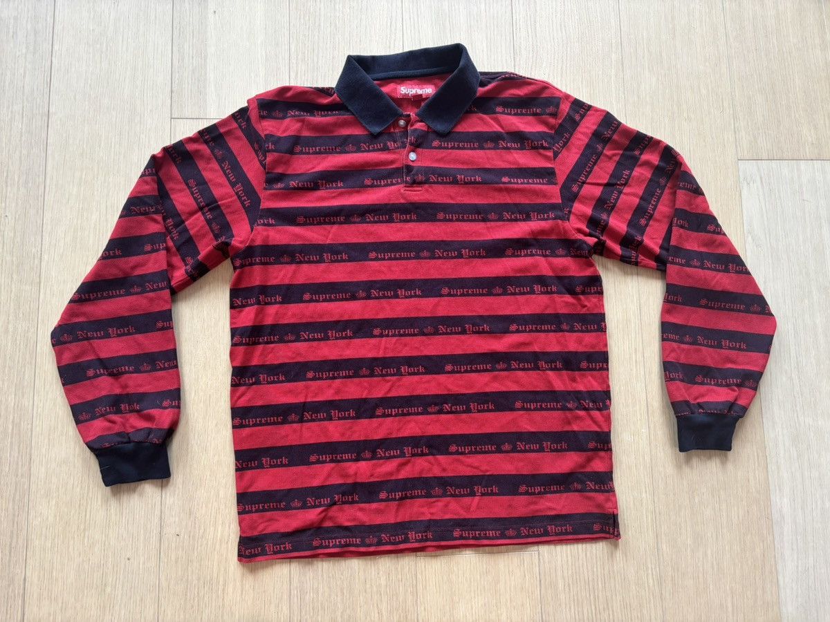 Supreme Supreme Stripe Rugby (FW25) | Grailed