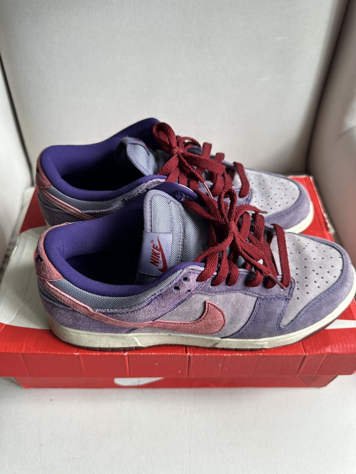 Nike × Vintage Nike dunk low plum Size US 10 / EU 43 - 3 Thumbnail