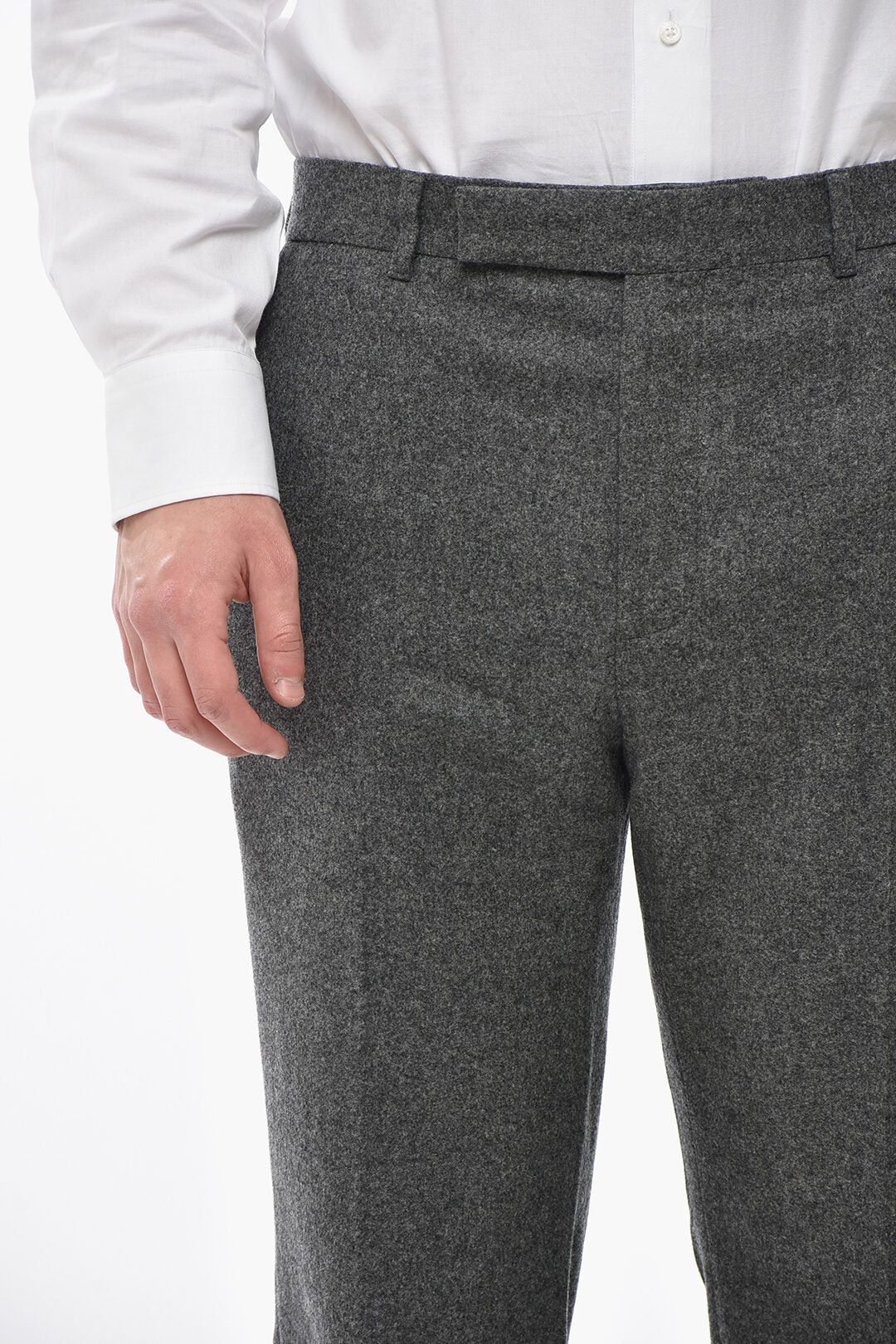 Givenchy og1mm0326 Wool-Flannel 4-Pocket Pant in Grey Size US 32 / EU 48 - 3 Thumbnail