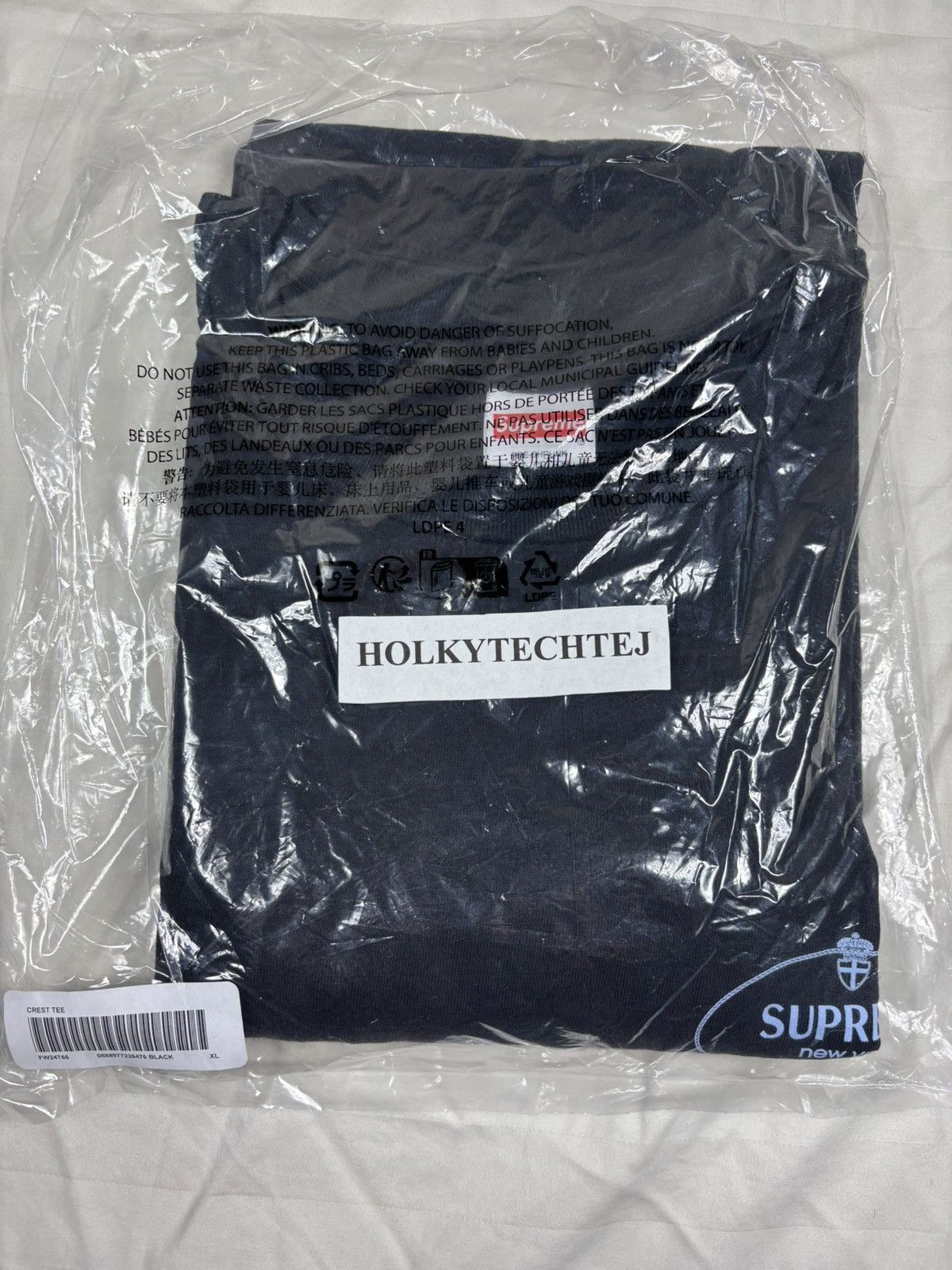 Supreme Supreme Crest Tee Size US XL / EU 56 / 4 - 3 Thumbnail