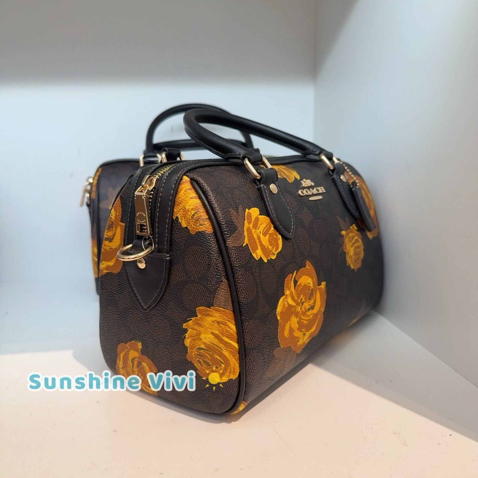 Coach NWT Coach CCE30 Rowan Satchel Bag Canvas &Leather Size ONE SIZE - 2 Thumbnail