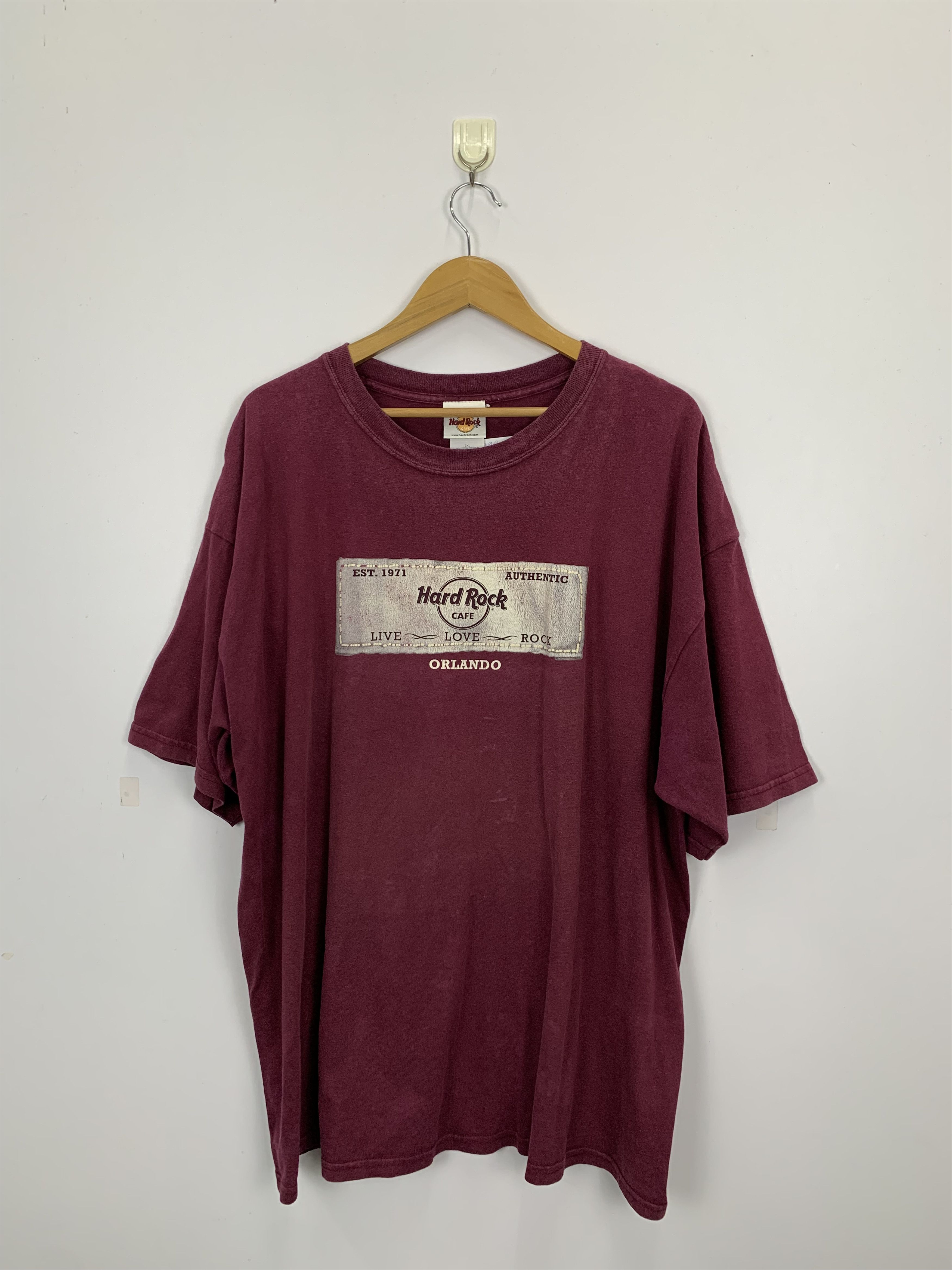 Hard Rock Cafe Vintage 90s Hard Rock Cafe T Shirt TA0190 Size US XXL / EU 58 / 5 - 1 Thumbnail