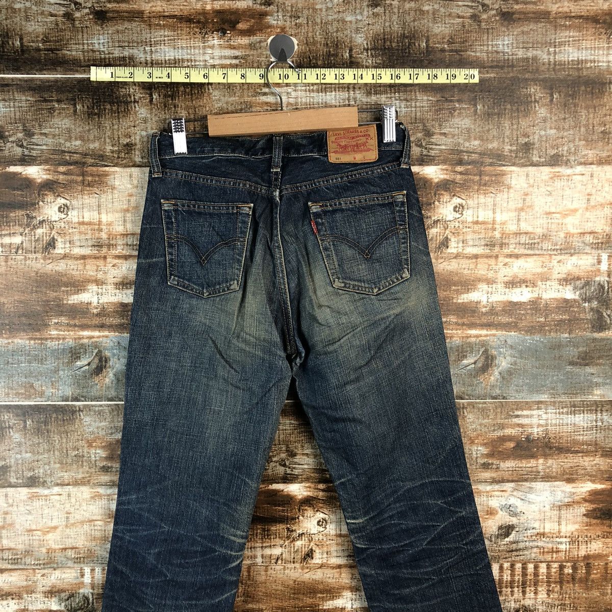 Levi's 501 Levis faded vintage Denim Pants #A2156 Size US 27 - 14 Thumbnail