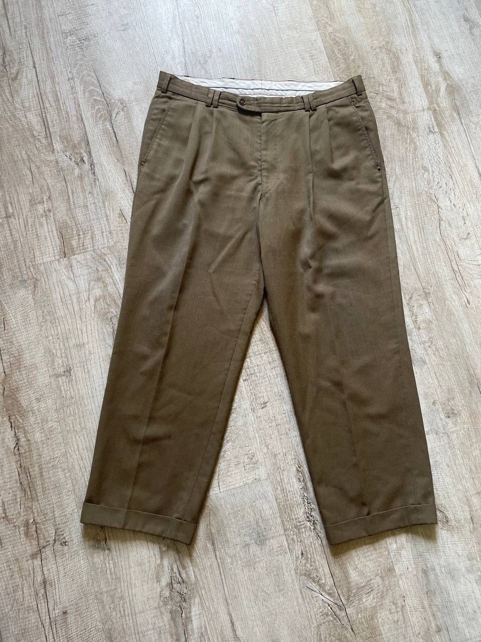 image of Vintage Issey Miyake Pants Trouser Wool Men in Brown (Size 34)