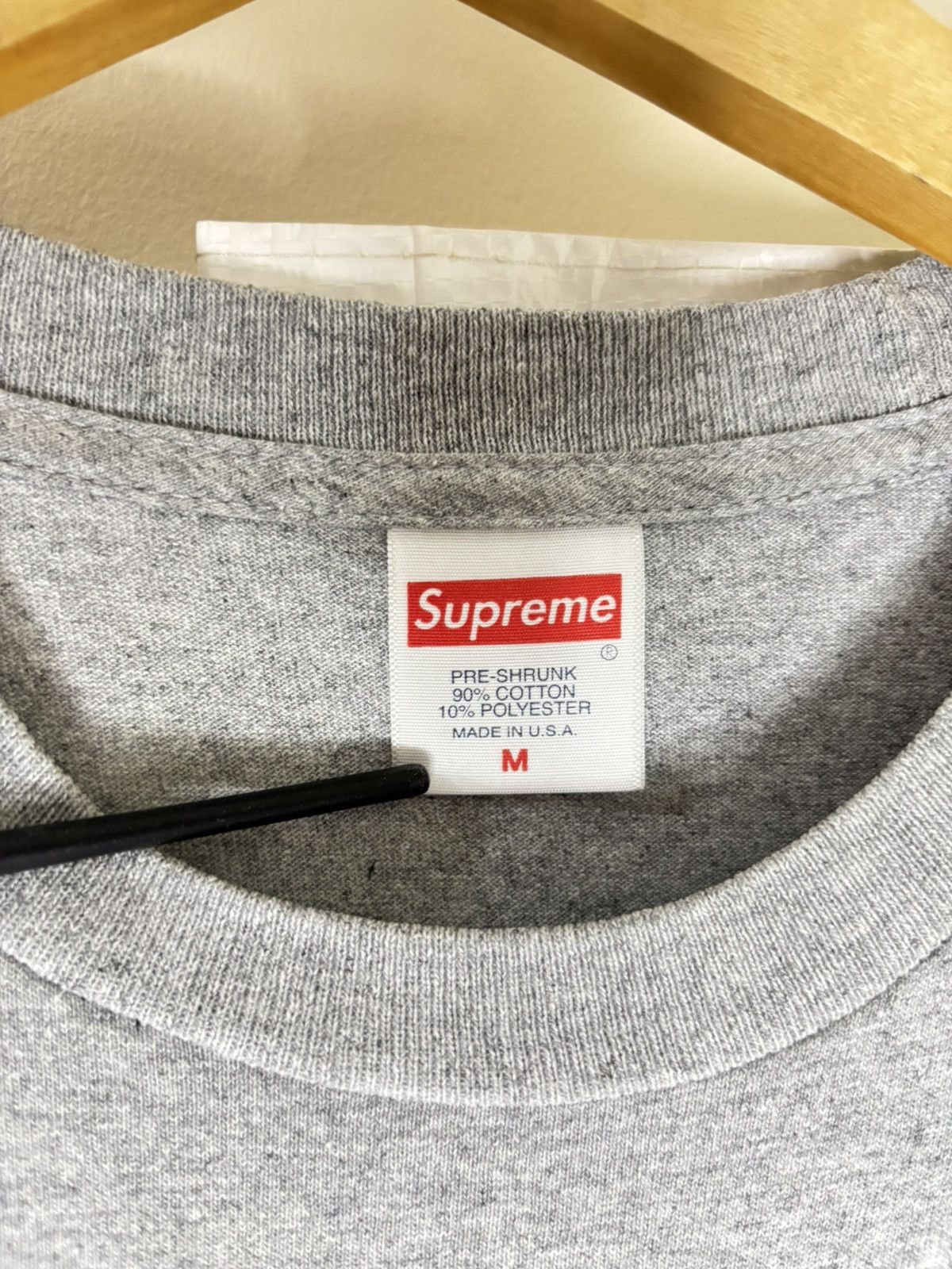 Supreme Supreme Scarface Split Tee Grey FW17 Size US M / EU 48-50 / 2 - 5 Thumbnail