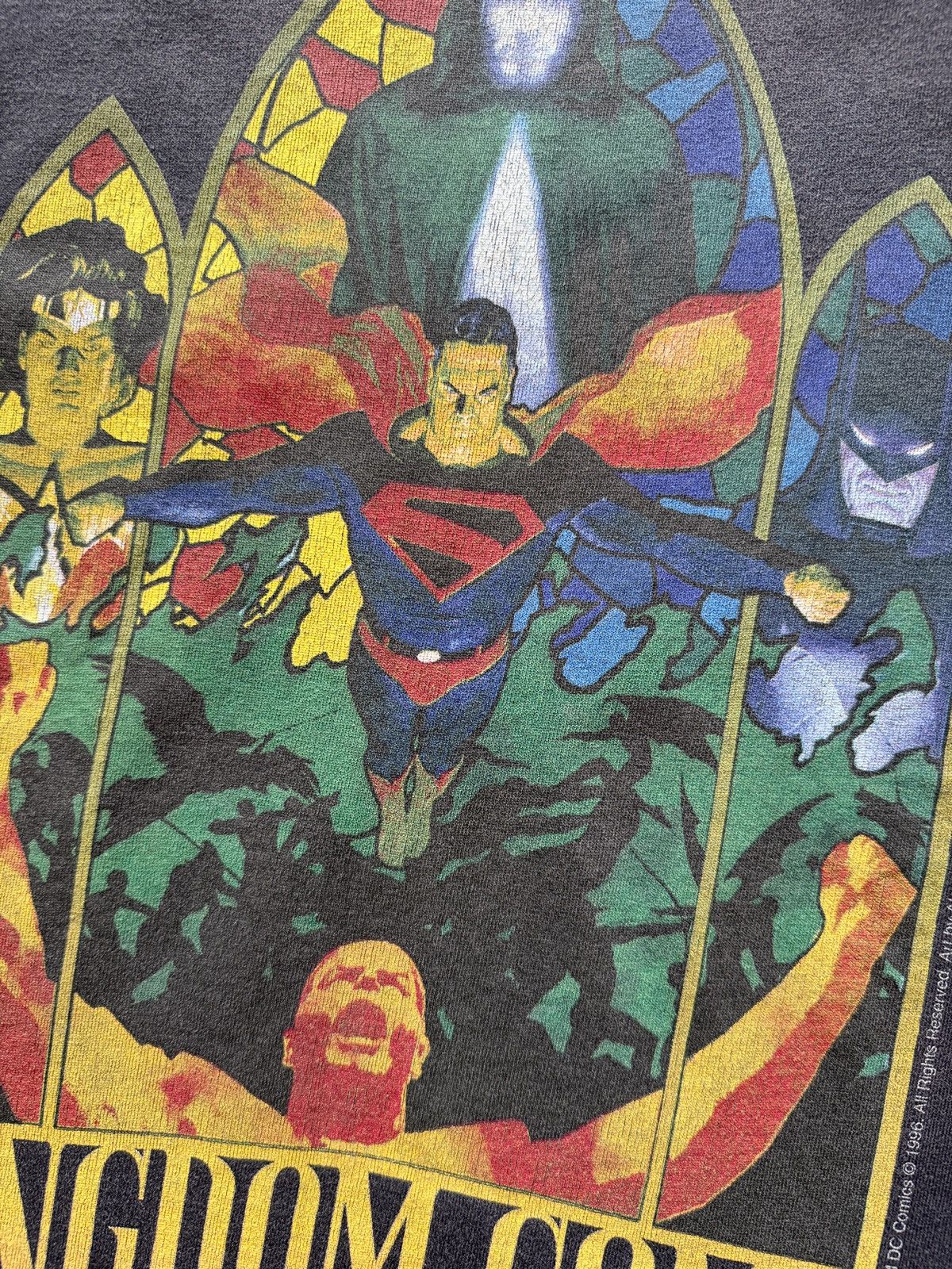 Vintage 1996 Kingdom Come DC Comics Tee Shirt Alex Ross Marvel Size US L / EU 52-54 / 3 - 4 Thumbnail