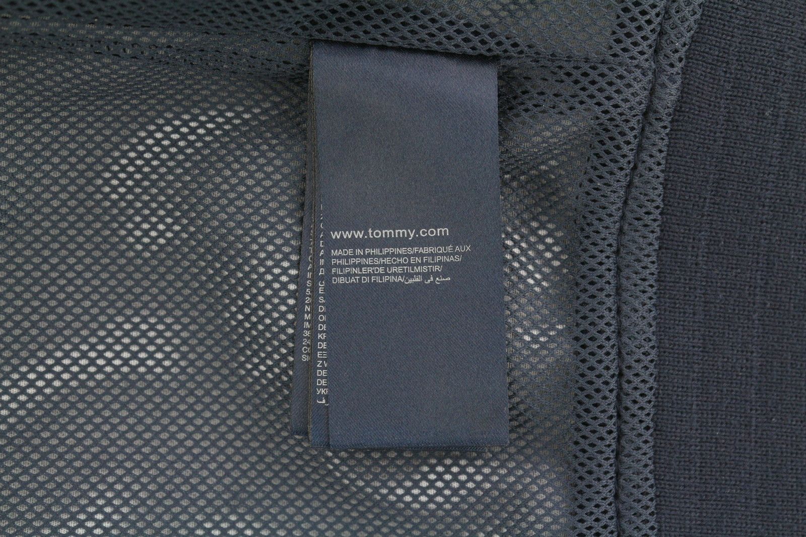 Tommy Hilfiger XL Dark Blue Full Zip High Neck Mesh Lined Jacket 83701 Size US XL / EU 56 / 4 - 9 Thumbnail