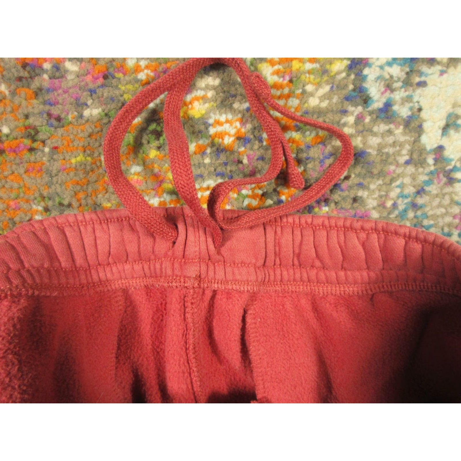 Nike Nike Cargo Sweatpants Mens Small Clay Red Fleece Joggers 27 Inseam 90s Sports Cargo Pockets Mens Nike Size US 28 / EU 44 - 4 Thumbnail
