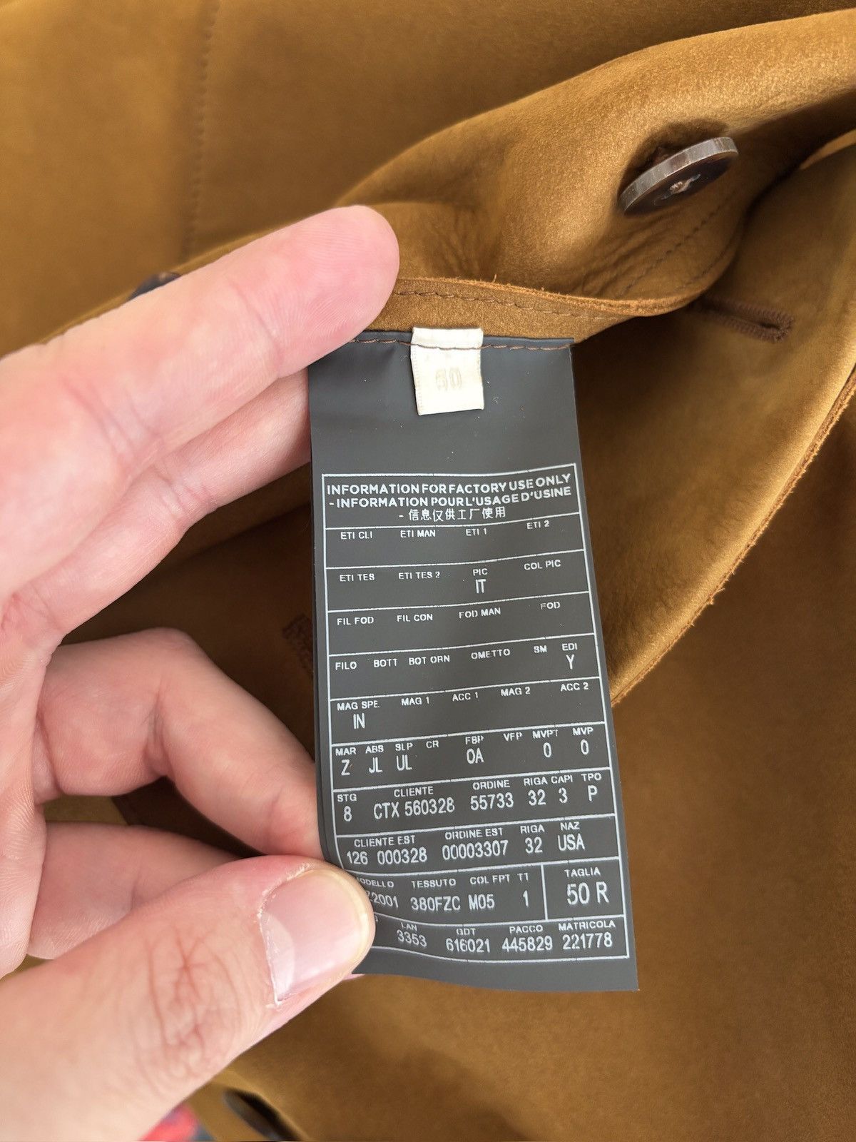 Ermenegildo Zegna × Fear of God Fear of God Zegna Nubuk Overshirt Size US M / EU 48-50 / 2 - 8 Thumbnail