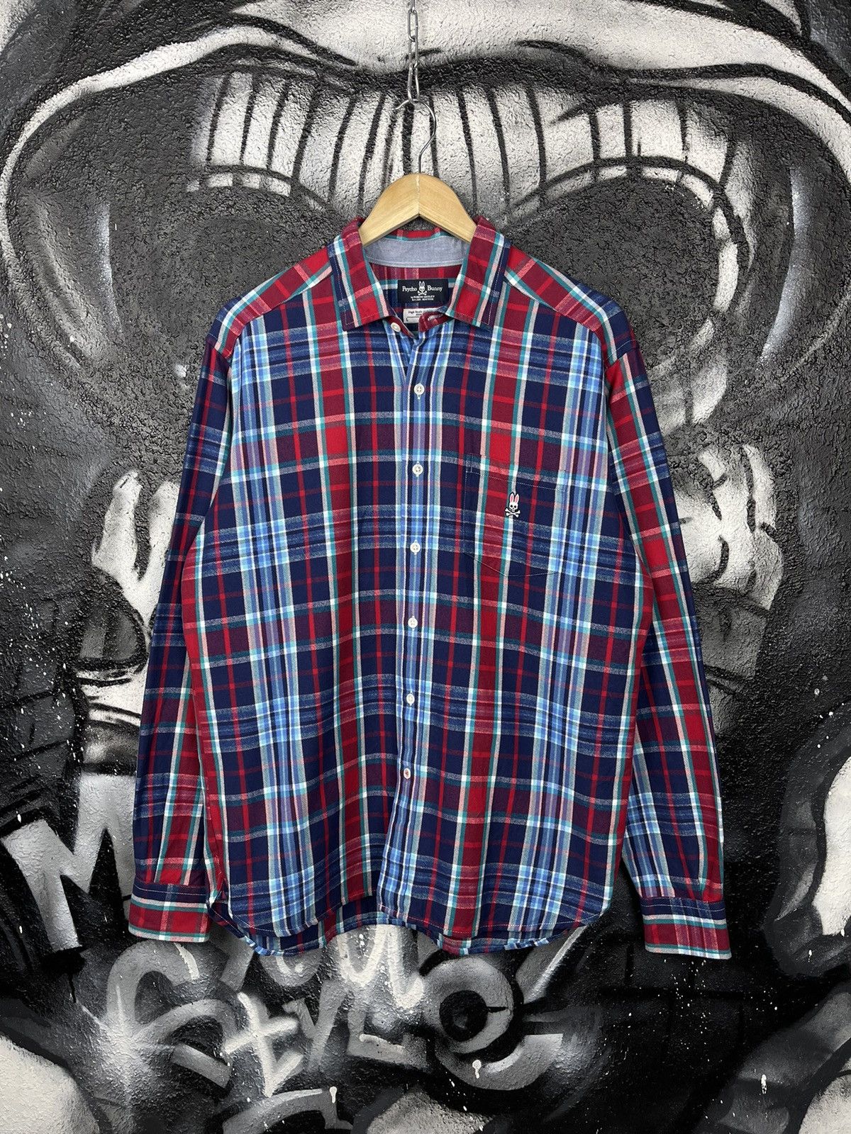 Psycho Bunny Psycho Bunny Single Needle Flannel Long Sleeve Shirt Men’s L Size US L / EU 52-54 / 3 - 2 Thumbnail