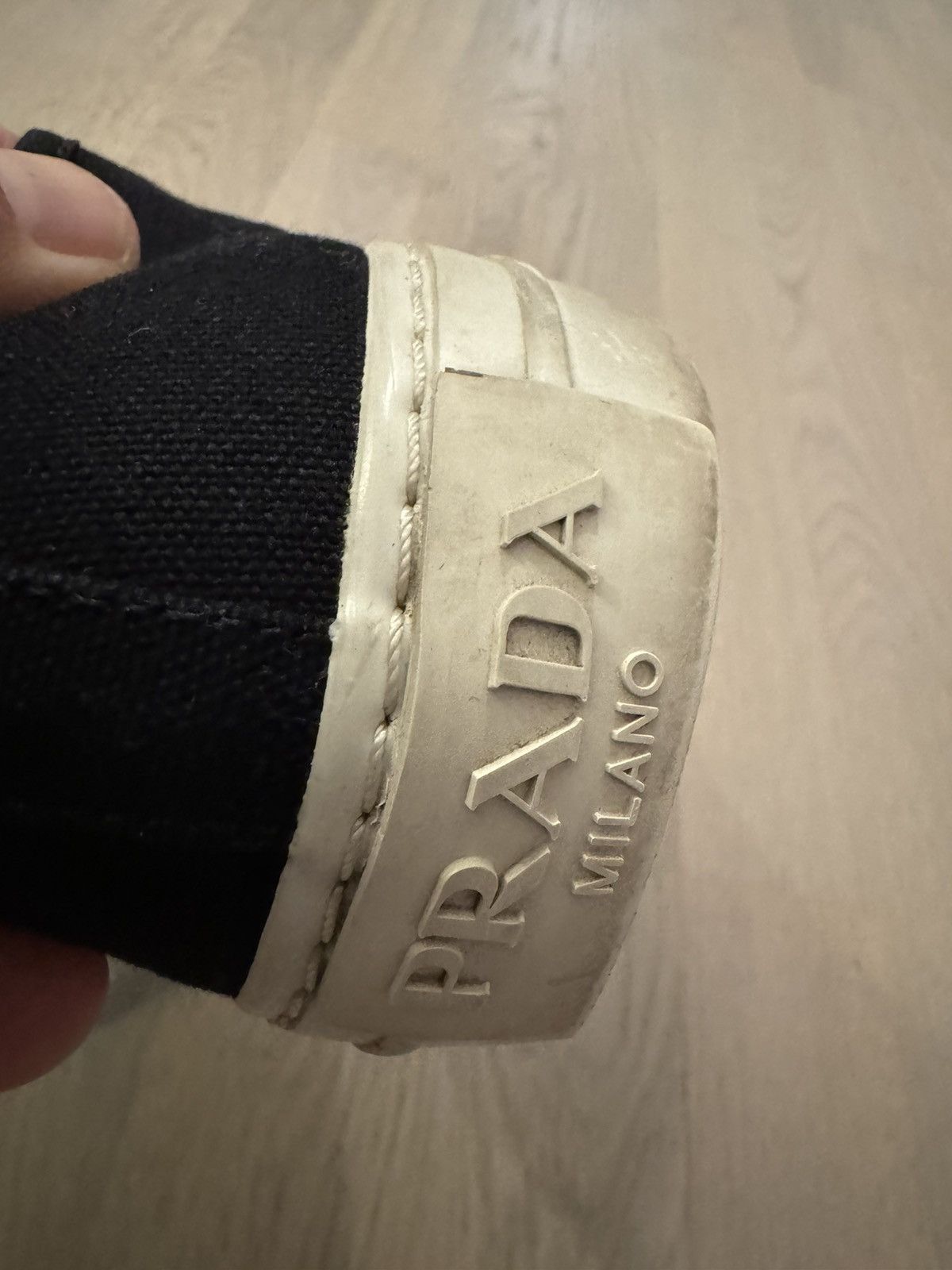 Prada PRADA sneakers SZ UK 6.5 fit as in photos show by tape measu Size US 8 / EU 41 - 13 Thumbnail