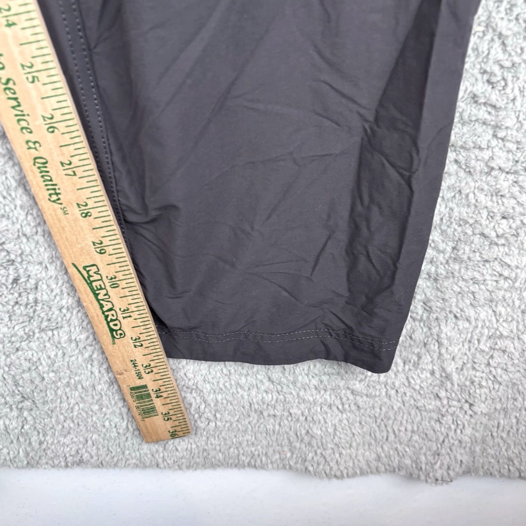 Abercrombie & Fitch VINTAGE Abercrombie & Fitch Track Pants Mens XL Long Gray Nylon Zip Pockets Lightweight Size US 36 / EU 52 - 6 Thumbnail