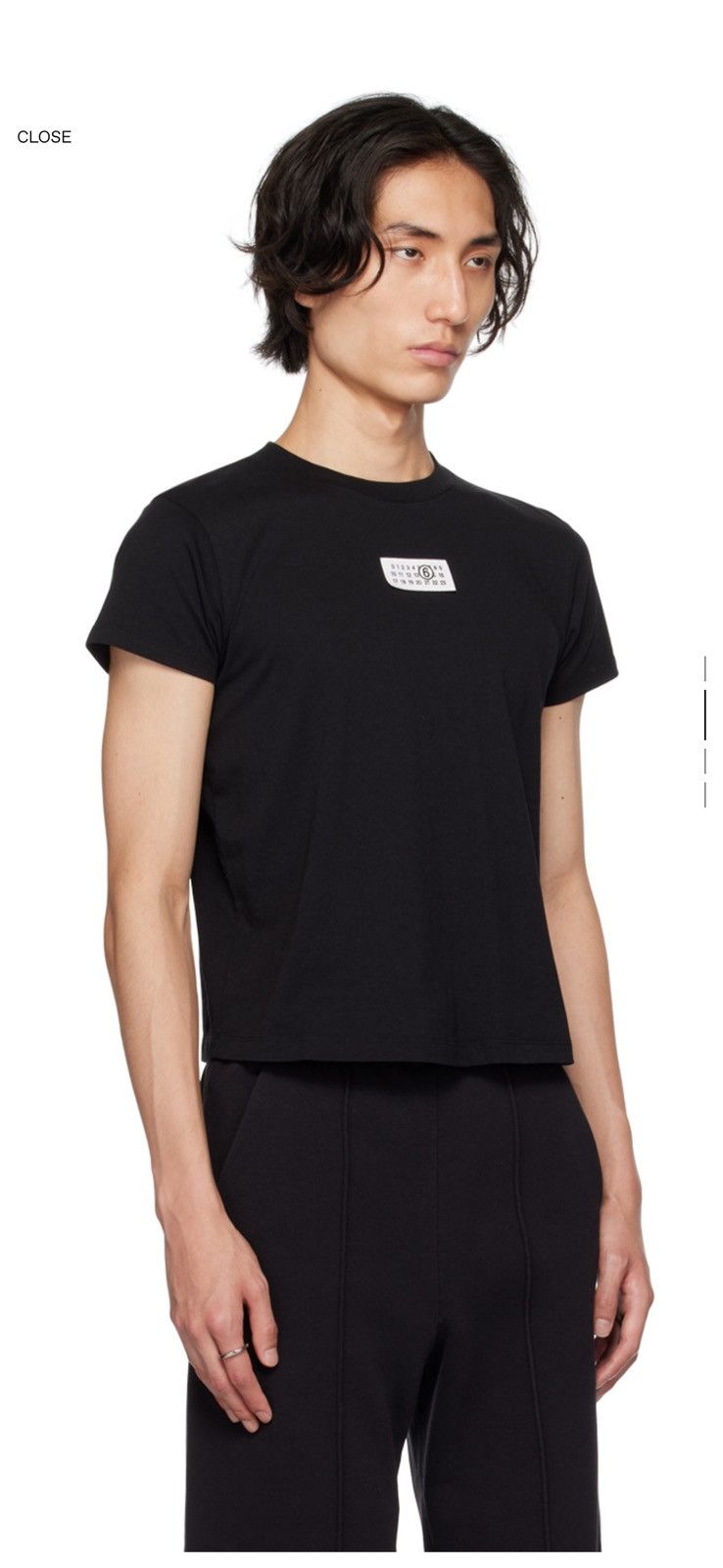 Maison Margiela MAISON MARGIELA MM6 Black Print T-Shirt Size US L / EU 52-54 / 3 - 1 Thumbnail