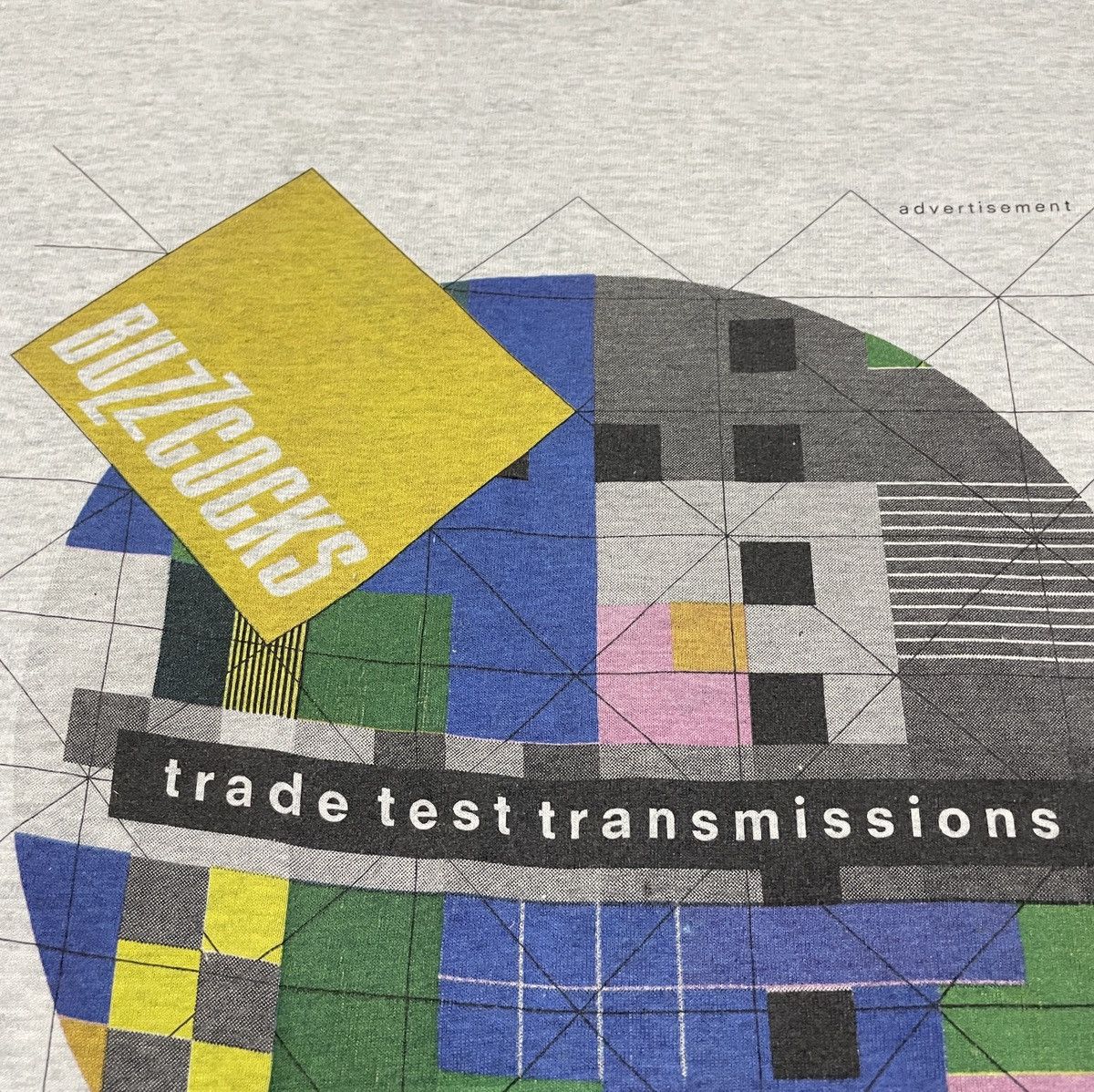 Band Tees Vintage Band Buzzcock Trade Test Transmissions T-shirt 1990s Size US L / EU 52-54 / 3 - 4 Thumbnail