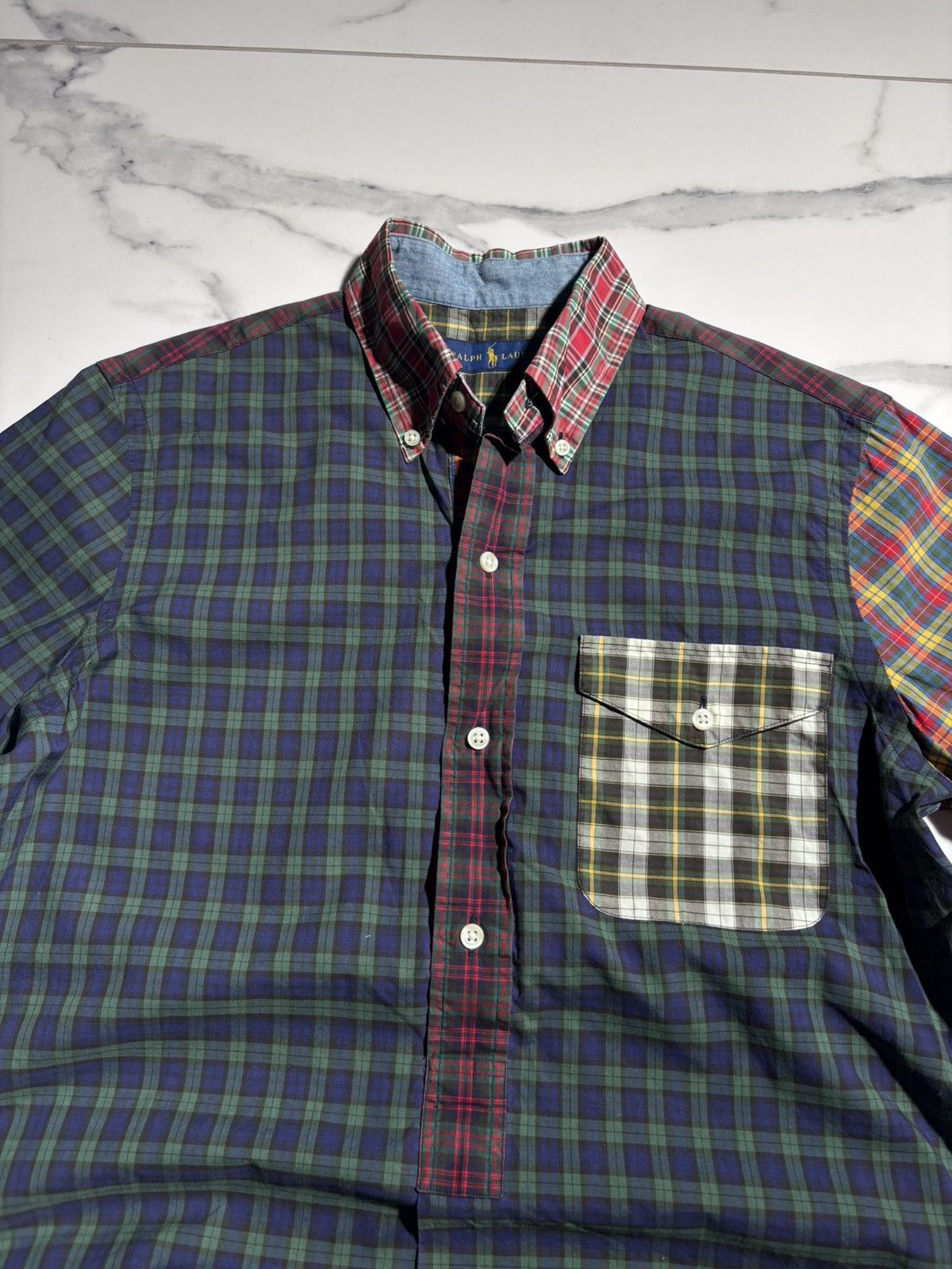 Polo Ralph Lauren Polo Ralph Lauren Shirts Rugby Checkered Pocket Designer Size US S / EU 44-46 / 1 - 4 Thumbnail