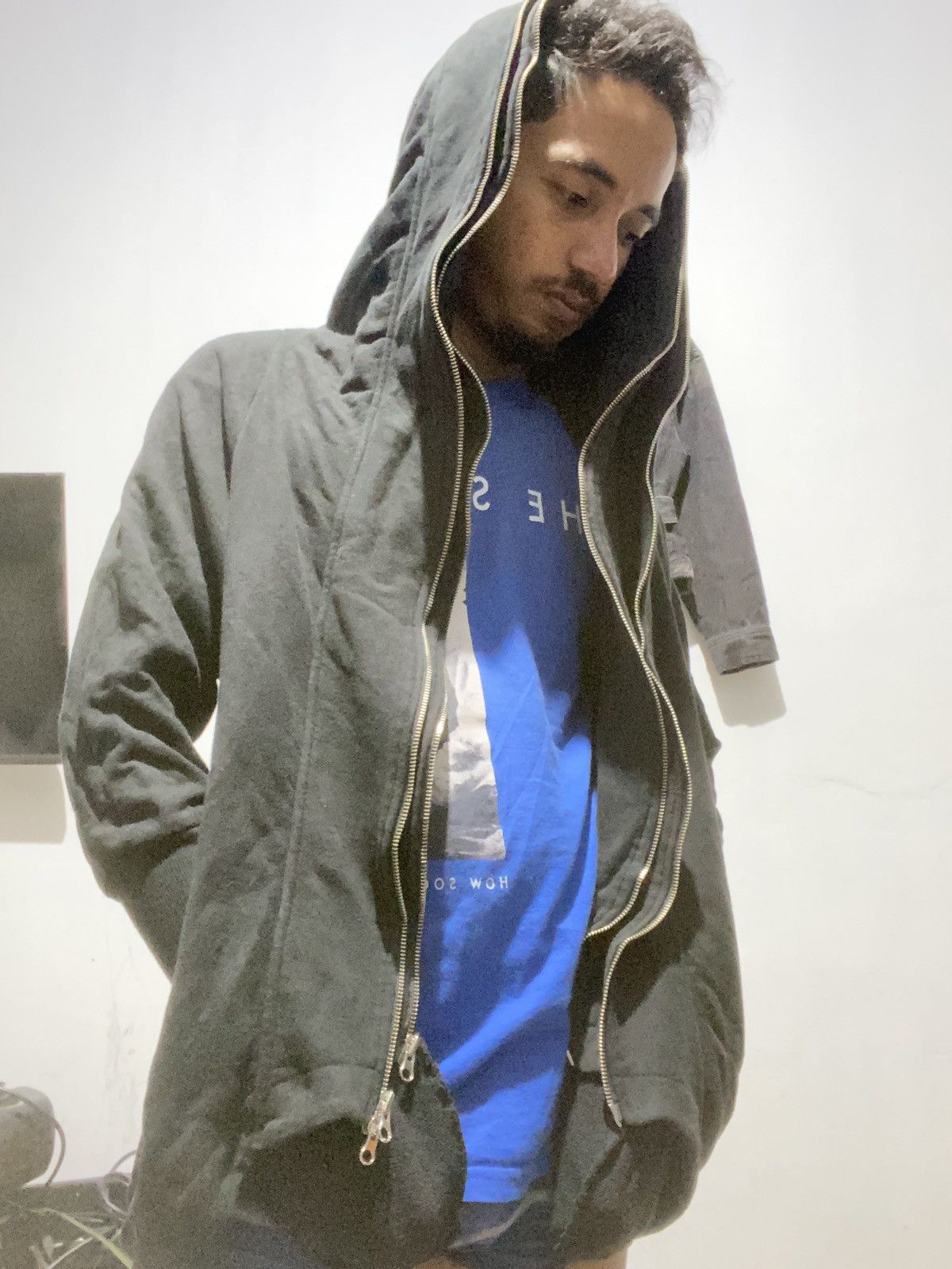 Yasuyuki Ishii D.factory & victory double layers zip hoodie Size US L / EU 52-54 / 3 - 9 Thumbnail