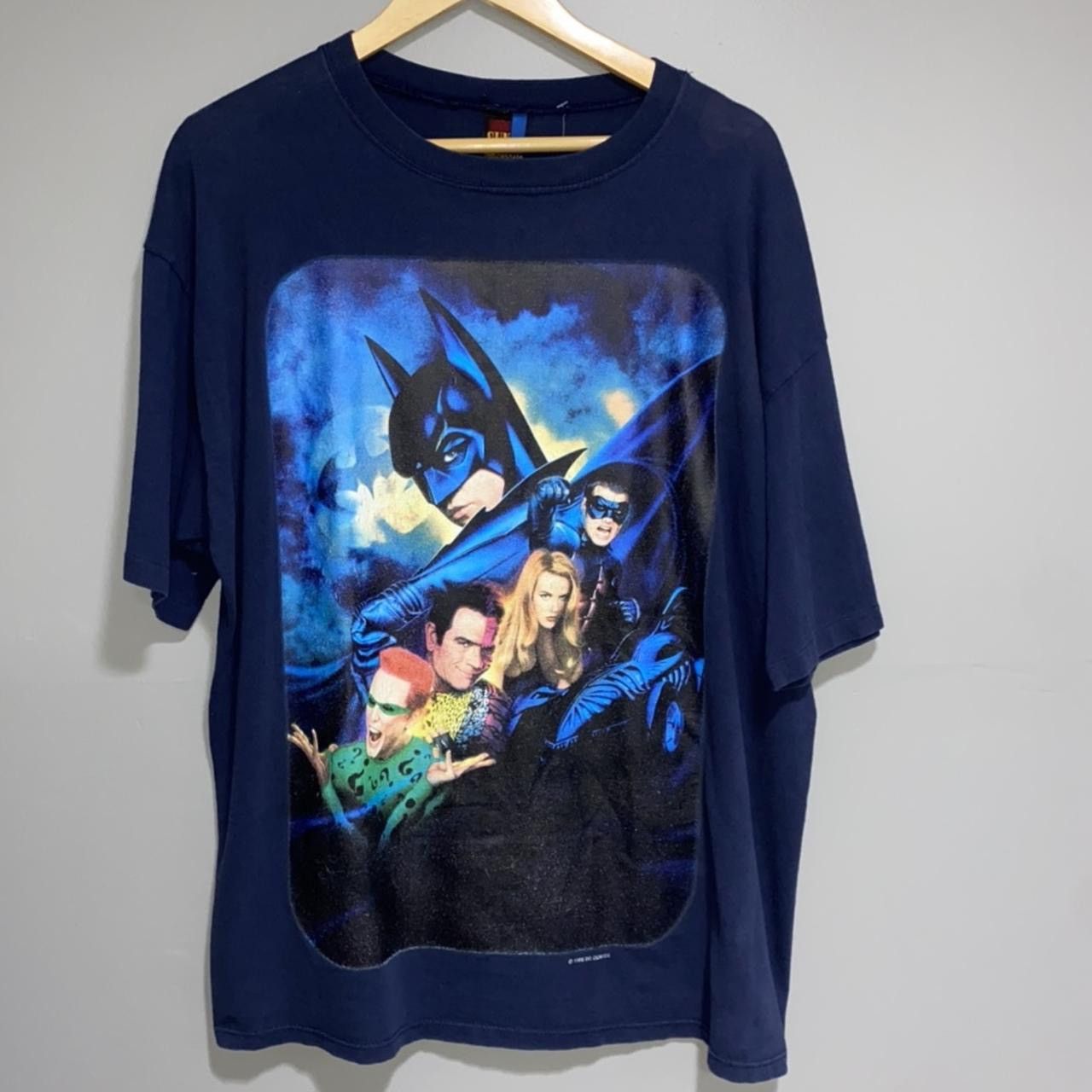 Vintage Batman Forever 1995 vintage movie promo tee Size US L / EU 52-54 / 3 - 2 Thumbnail