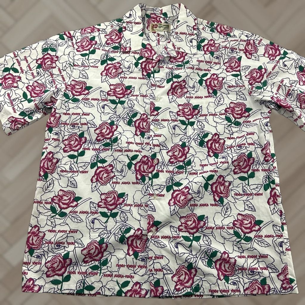Hilo Hattie VTG Hilo Hattie Aloha Tours Hawaiian Short Sleeve Button Shirt Men's XL White Size US XL / EU 56 / 4 - 1 Thumbnail