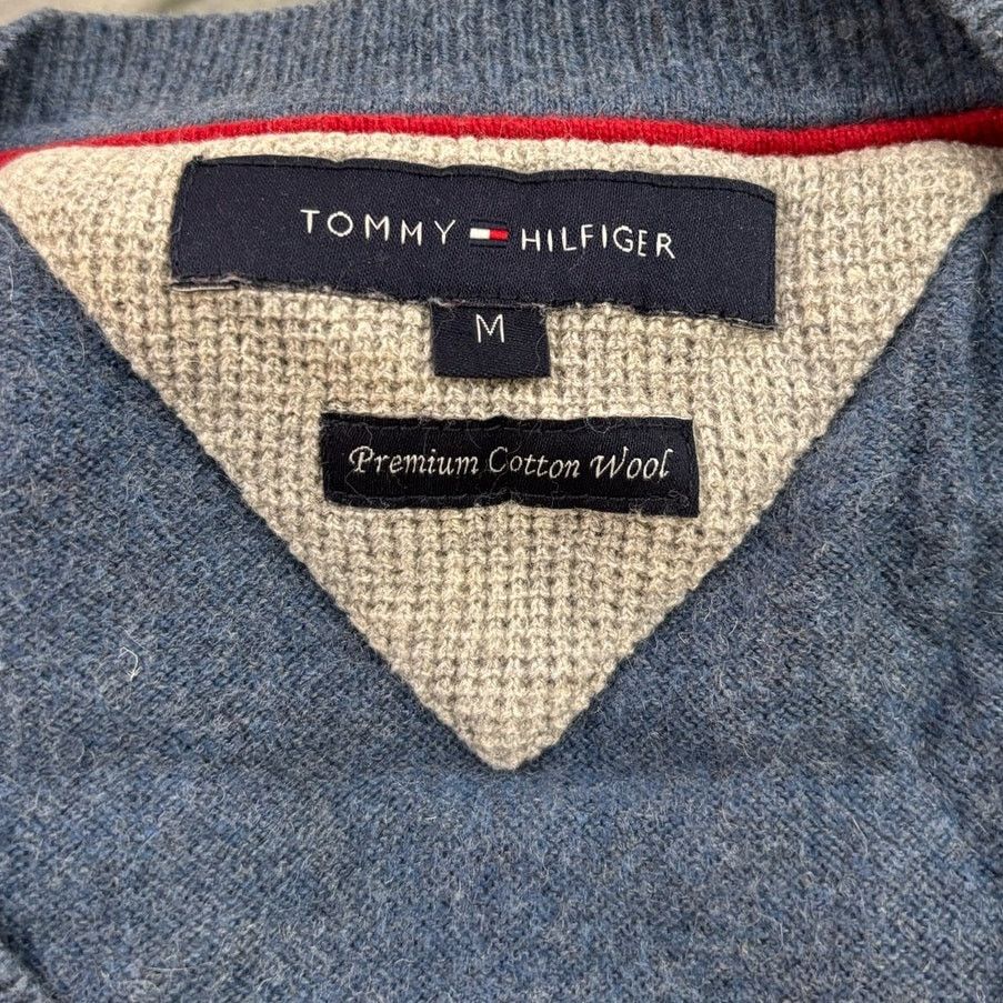 Tommy Hilfiger Tommy Hilfiger Sweater Wool Blue Size Medium Size US M / EU 48-50 / 2 - 3 Thumbnail