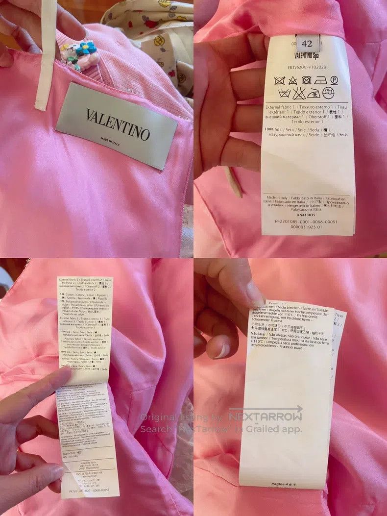 Valentino Valentino A soft pink lace skirt with a bow belt Size M / US 6-8 / IT 42-44 - 9 Thumbnail