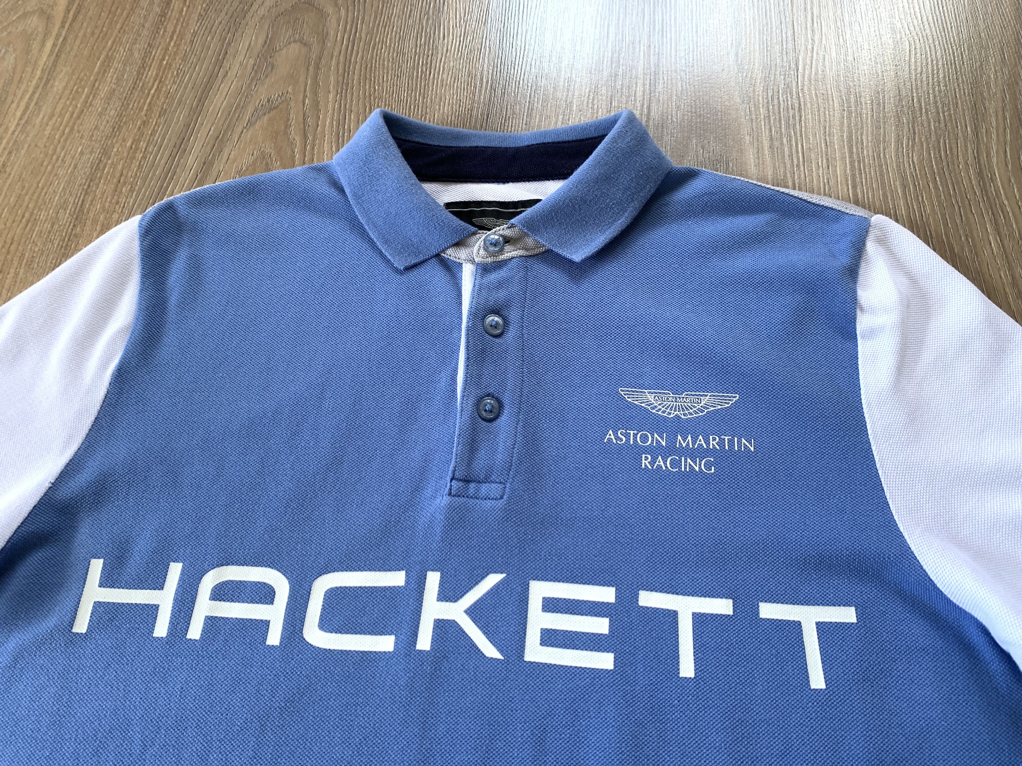 Hackett Youth Hackett Aston Martin Racing Cotton Polo T-Shirt Size US S / EU 44-46 / 1 - 4 Thumbnail