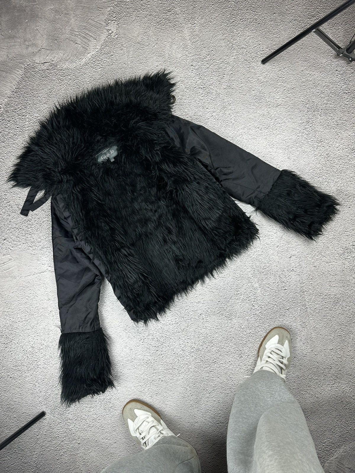 Hysteric Glamour VTG if six nine Fur Faux Bomber Opium Gothic Style Y2K Size S / US 4 / IT 40 - 3 Thumbnail