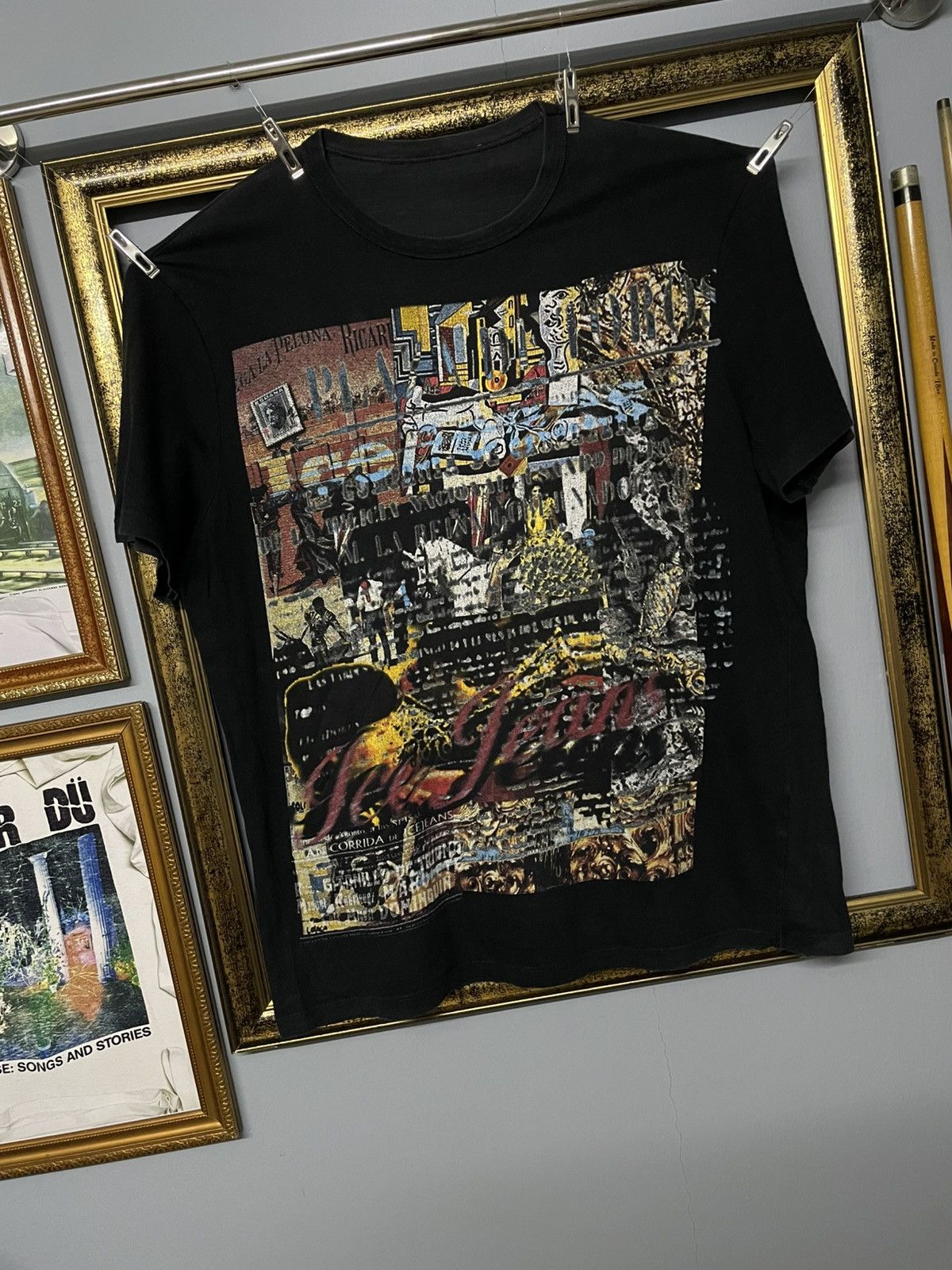 Designer × Japanese Brand × Vintage Vintage 1990s Japan Designer Full Print Art Abnormal Tshirt Size US M / EU 48-50 / 2 - 2 Thumbnail