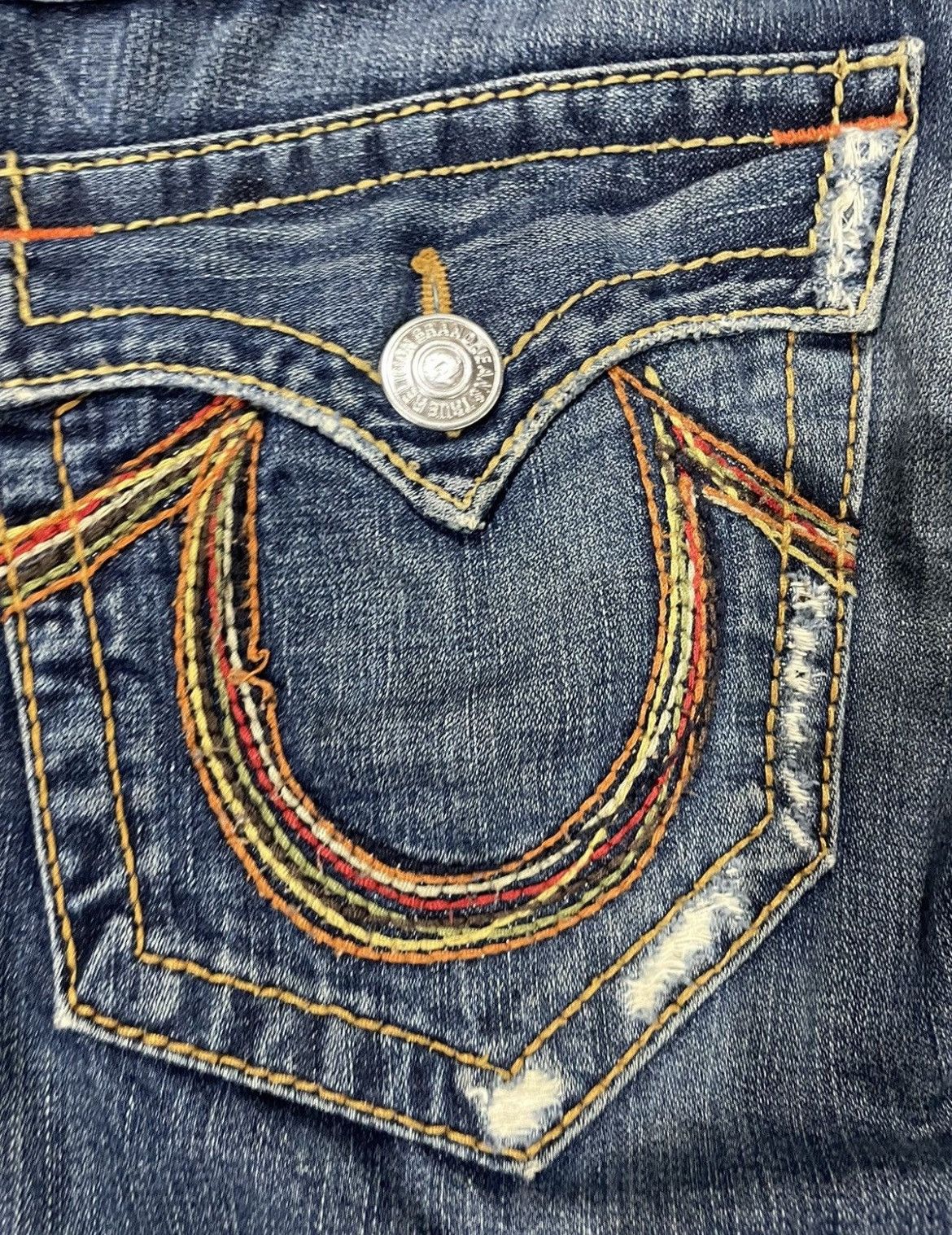True Religion True Religion Destroyed Jeans Size US 32 / EU 48 - 4 Thumbnail