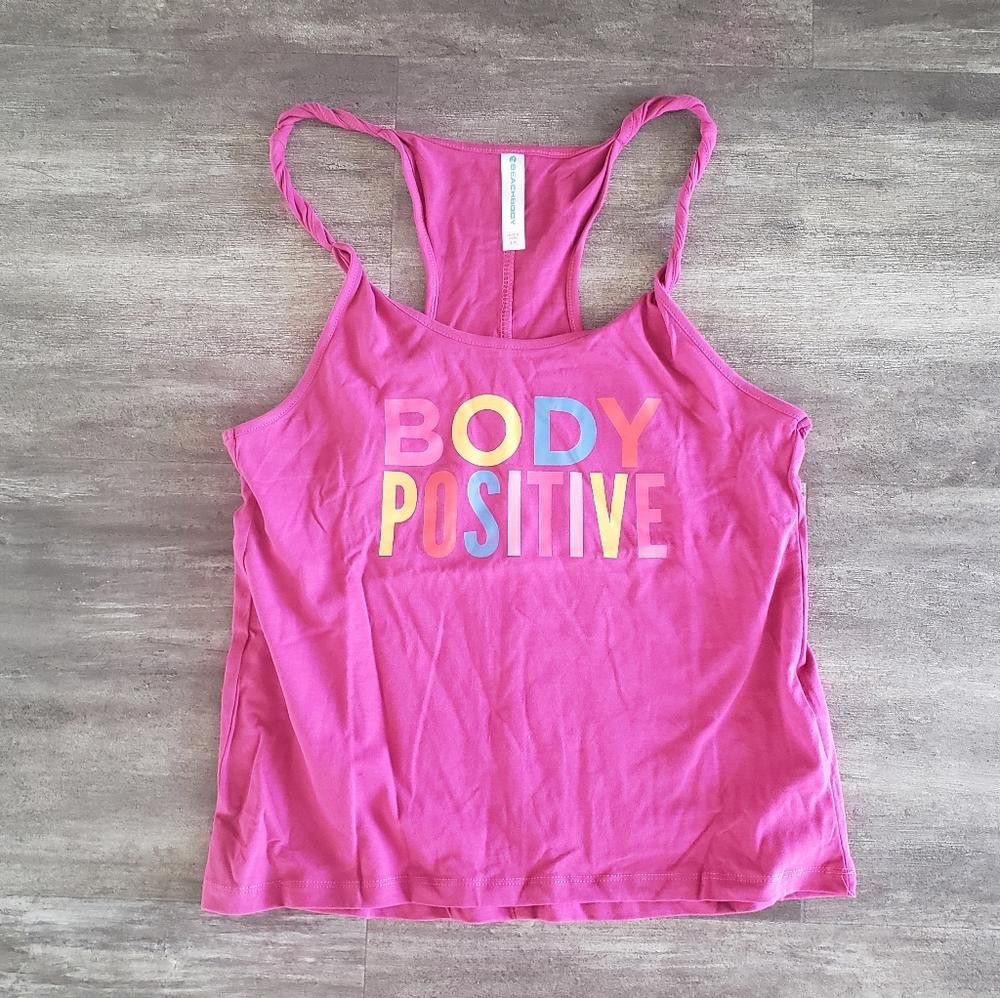 Designer Pink Lets Get Up BeachBody Tank Size S / US 4 / IT 40 - 1 Thumbnail