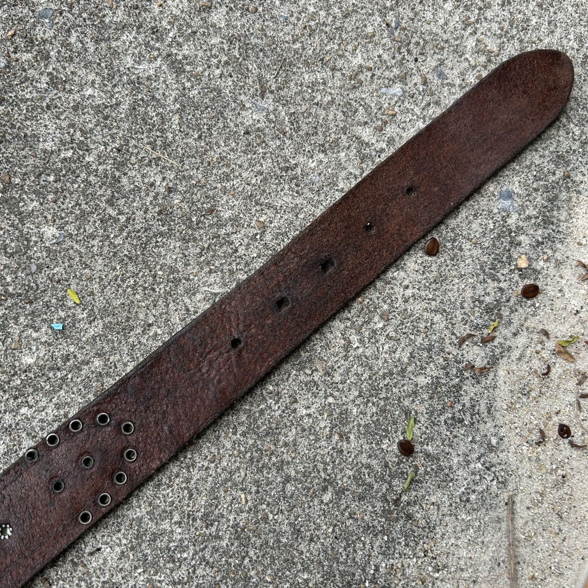 Vintage Vintage studded leather belt (Kapital Style) Size ONE SIZE - 13 Thumbnail