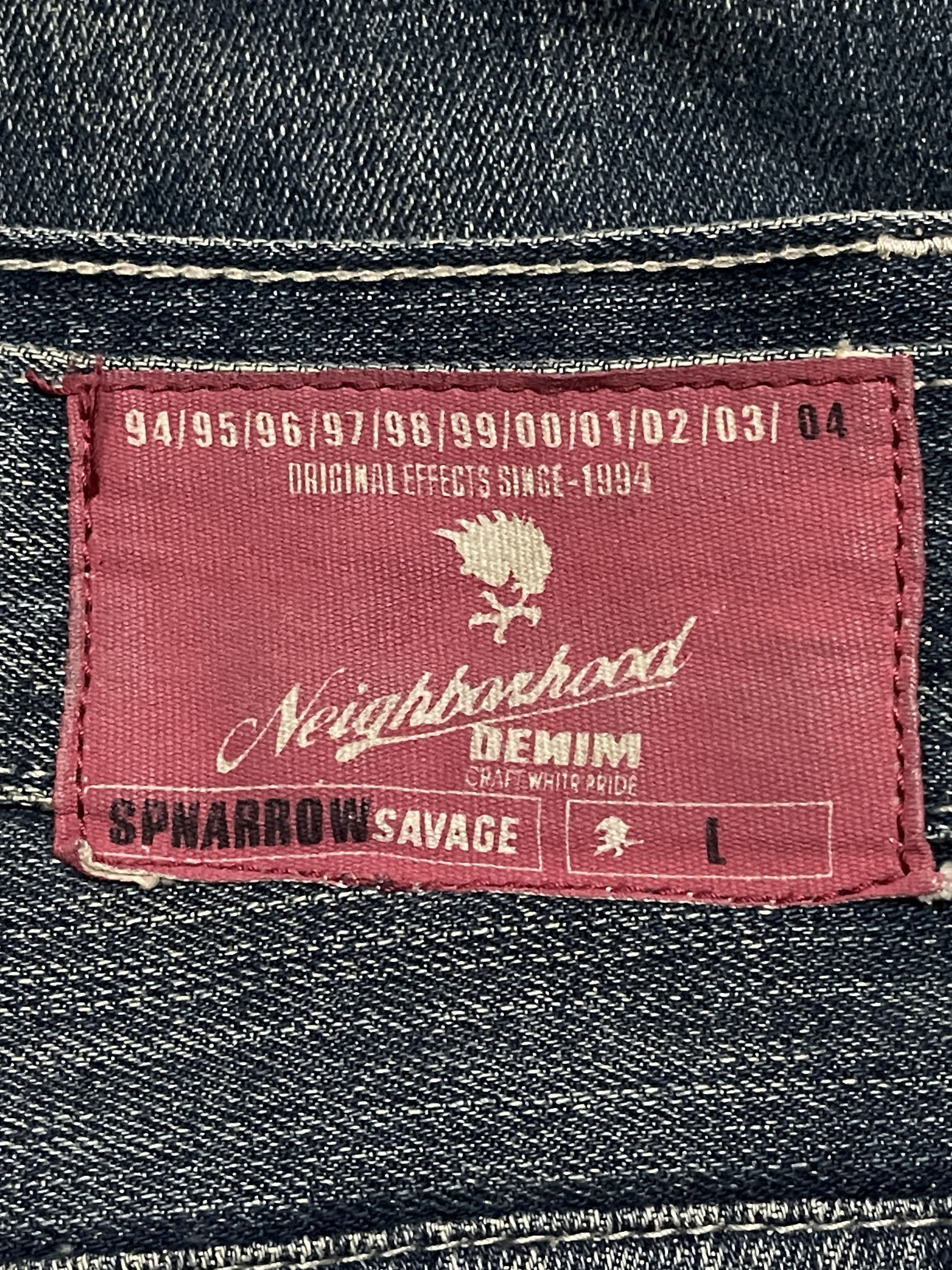 Japanese Brand × Neighborhood × Vintage Neigborhood SPNARROW SAVAGE jeans Size US 36 / EU 52 - 9 Thumbnail