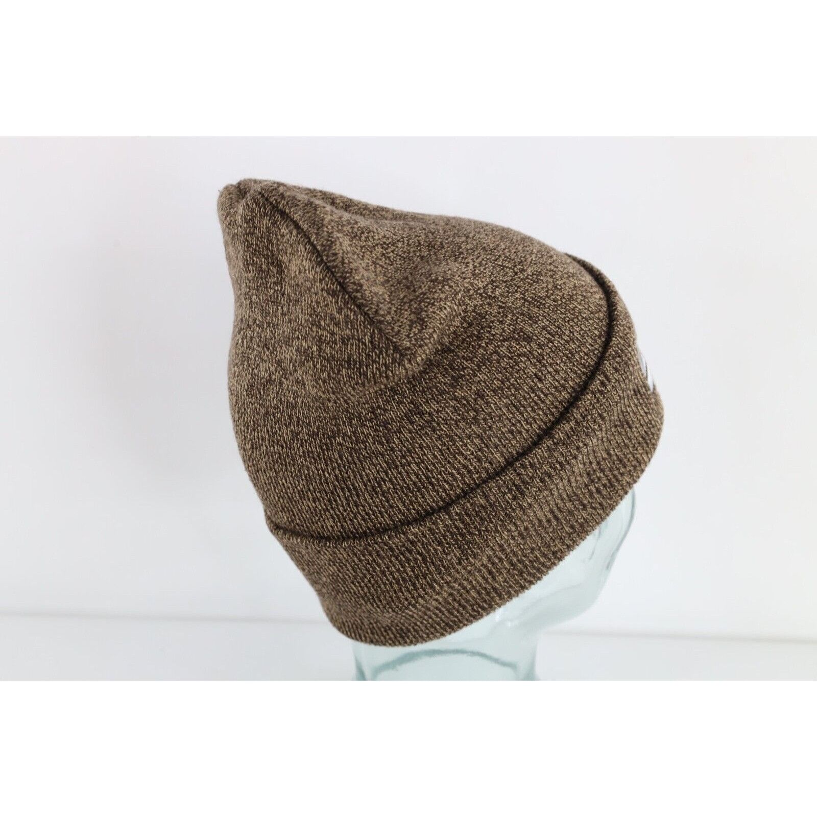Carhartt × Vintage Y2K Carhartt Spell Out Box Logo Leeco Steel Knit Beanie Hat Size ONE SIZE - 6 Thumbnail