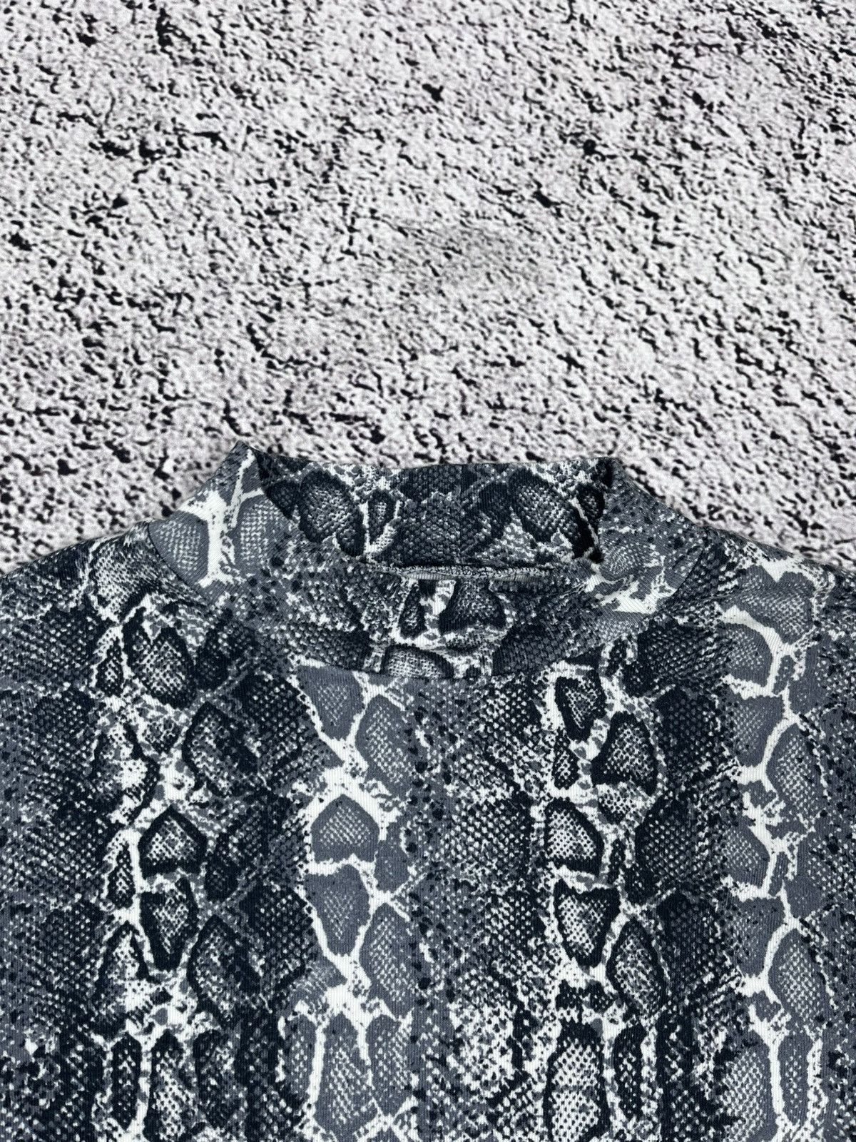 Japanese Brand Vintage Animal Pattern Snake Luxury Glamour Turtleneck Size M / US 6-8 / IT 42-44 - 4 Thumbnail