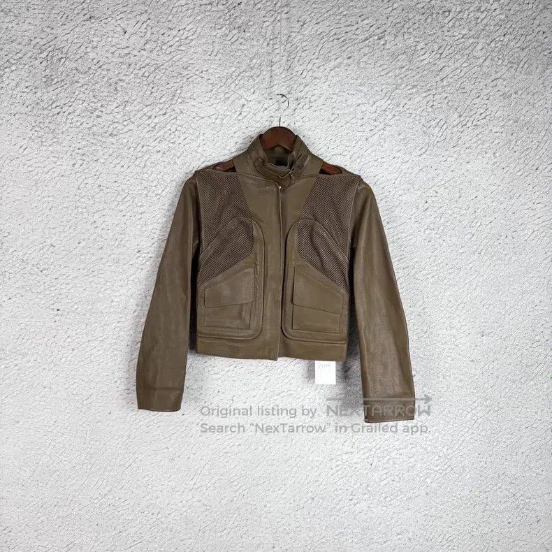 Hermes Hermes Cut-out Leather Jacket Size XXS / US 00 / IT 34 - 1 Thumbnail