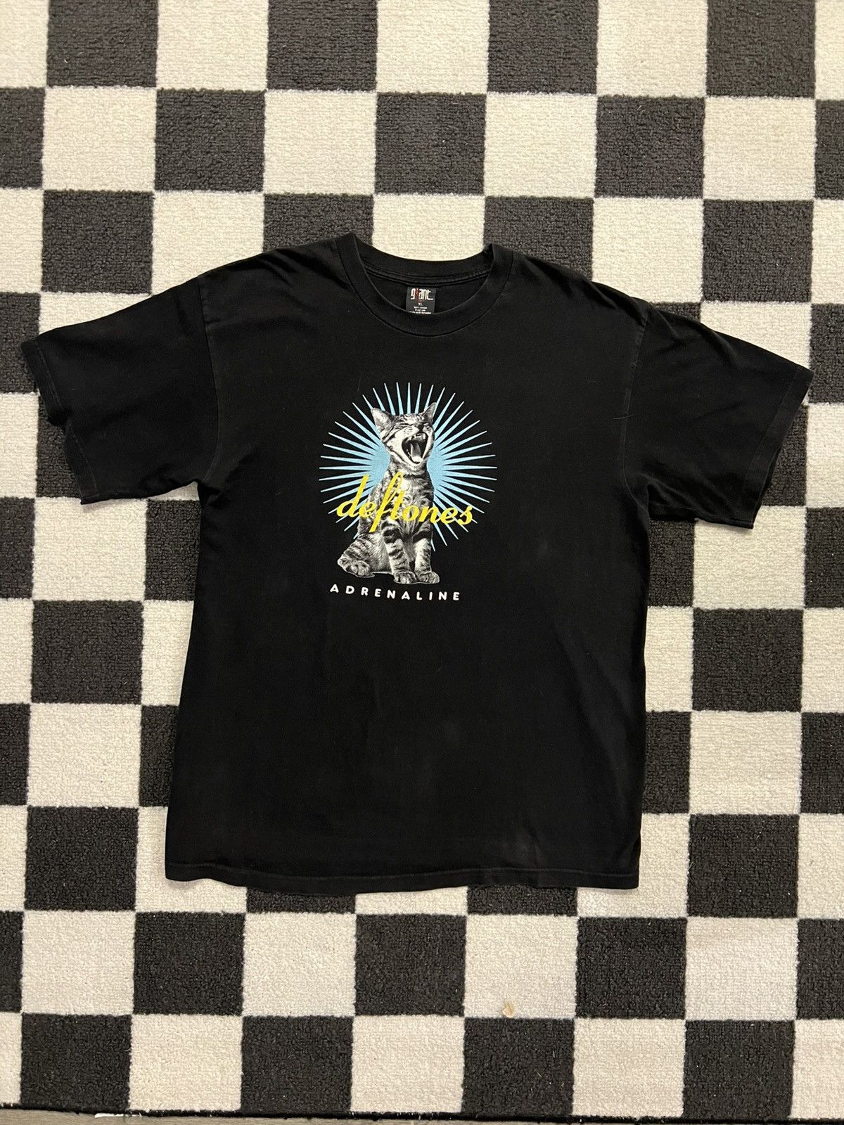 Vintage Vintage Deftones "Adrenaline" Cat Tee Size US XL / EU 56 / 4 - 1 Thumbnail