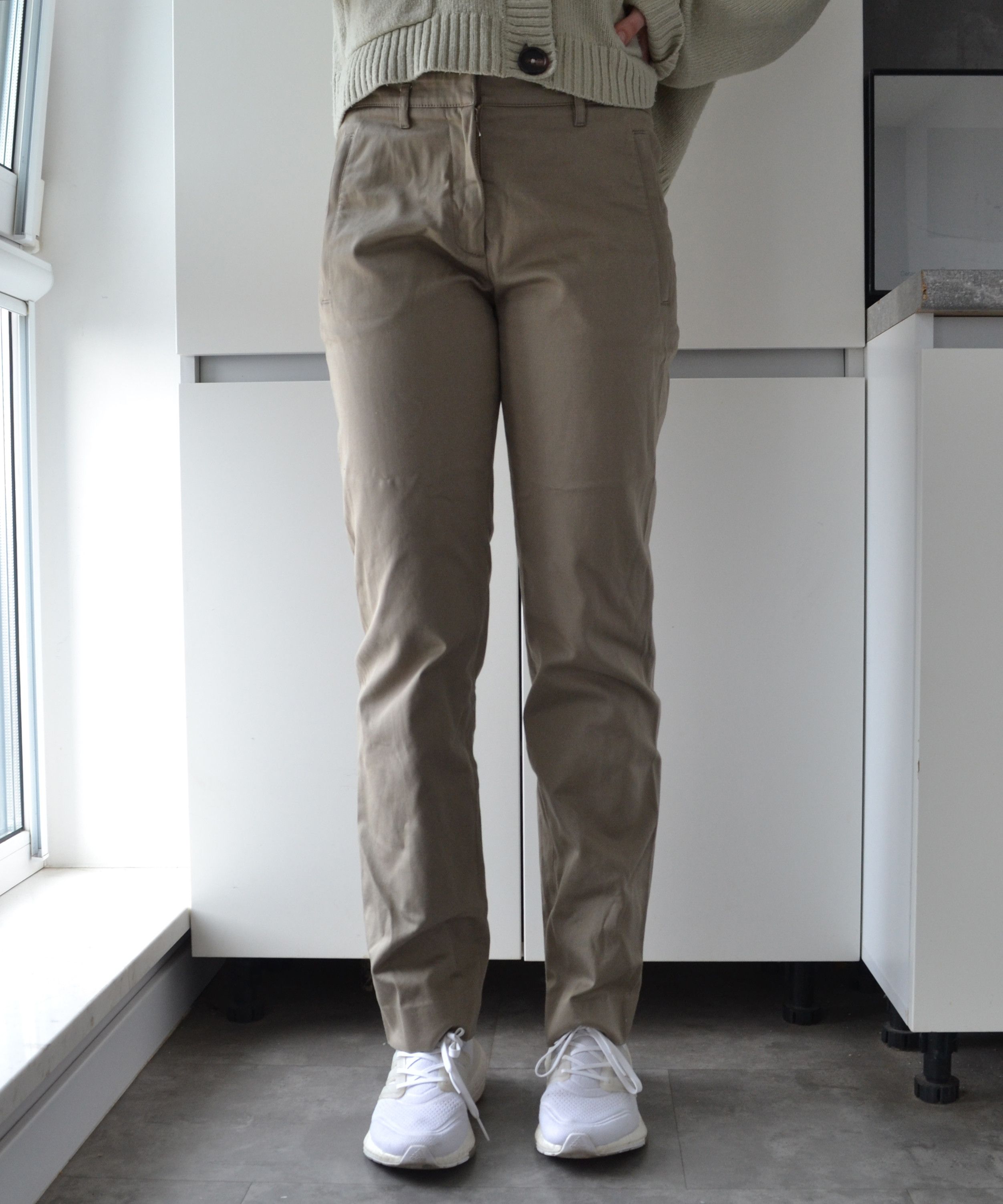 Prada 🔴 PRADA Pants Trousers Cotton Zip Pockets Olive Sport Size 28" / US 6 / IT 42 - 5 Thumbnail